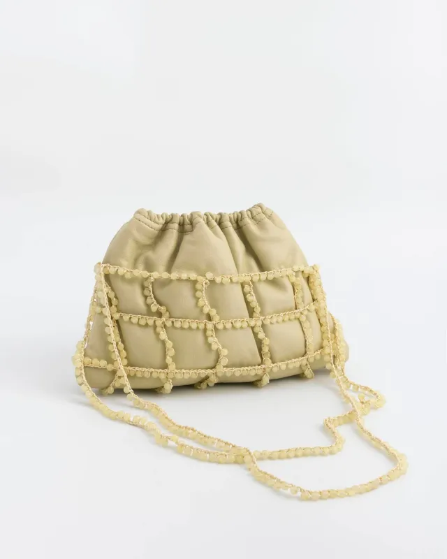 SHOULDER BAG WITH PEARLS sold by ALYSI