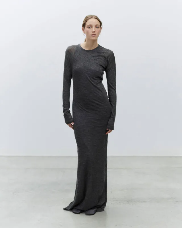 LONG LIGHT WOOL DRESS made by ALYSI