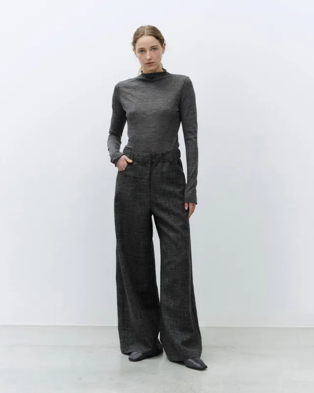 PALAZZO PANTS IN GRANIGLIA WOOL made by ALYSI