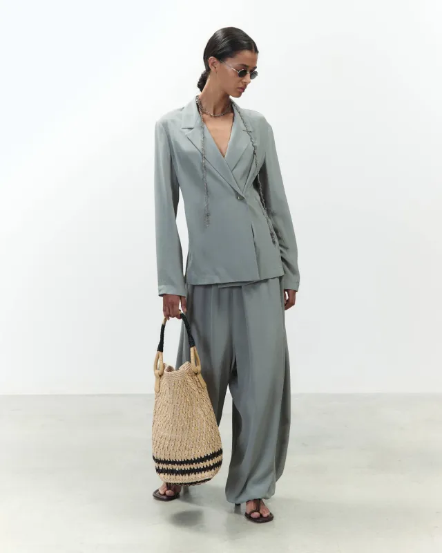 SILK BLAZER made by ALYSI