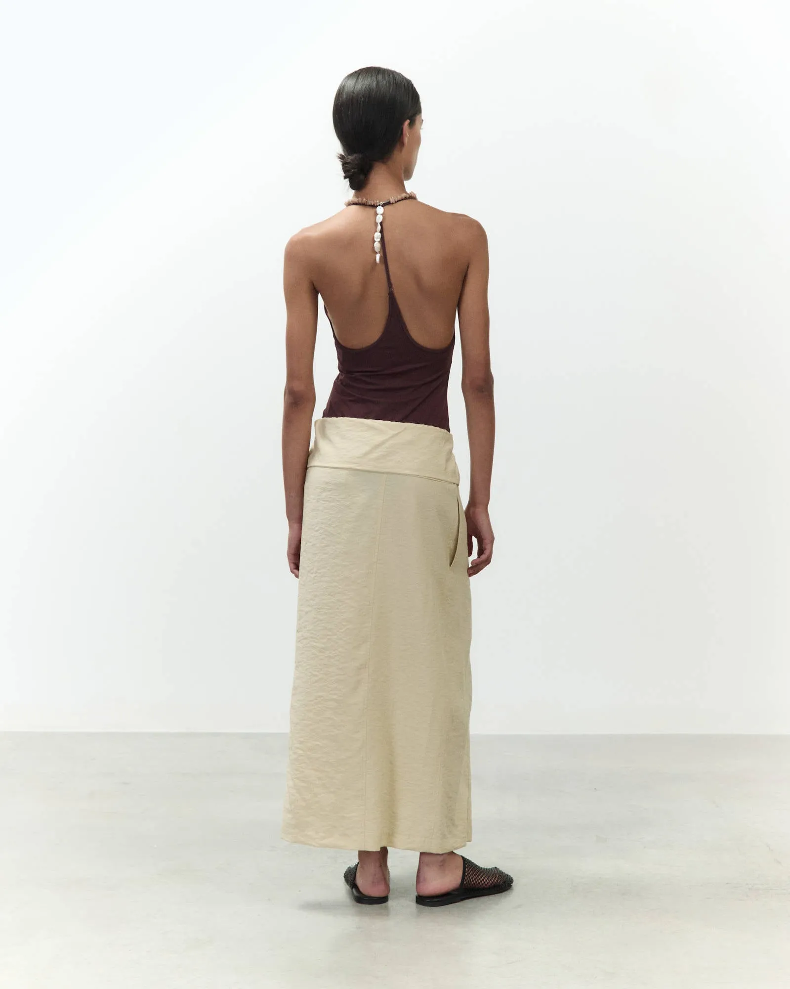 SILK CANVAS SKIRT sold by ALYSI product image thumbnail 3
