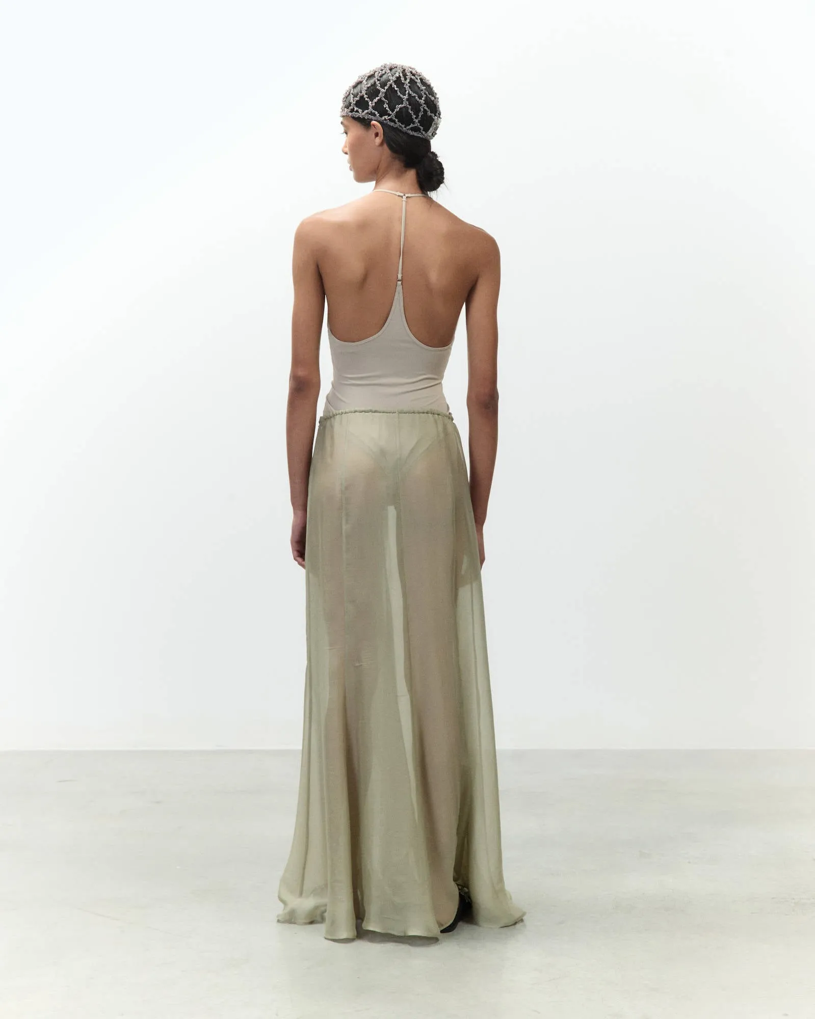 MAXI CHIFFON SKIRT WITH RUFFLES sold by ALYSI product image thumbnail 4