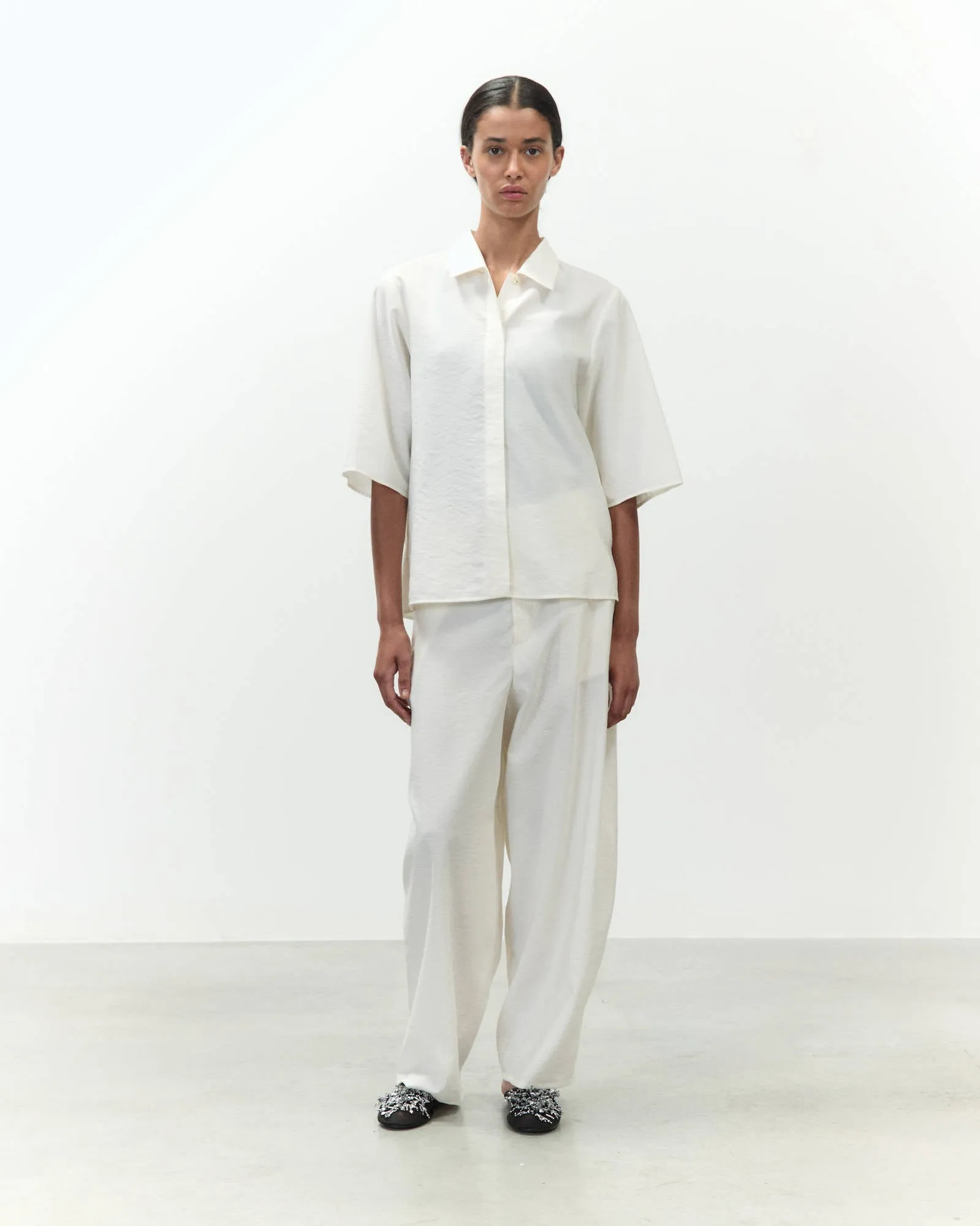 SILK CANVAS SHIRT sold by ALYSI