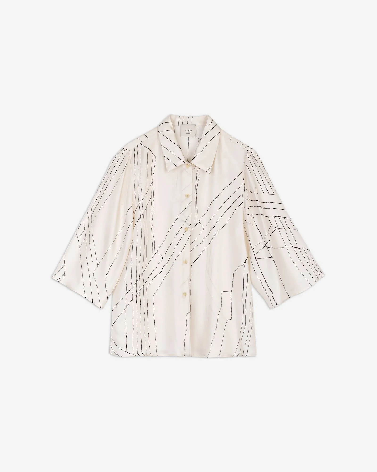 PRINTED SILK SHIRT sold by ALYSI product image thumbnail 4