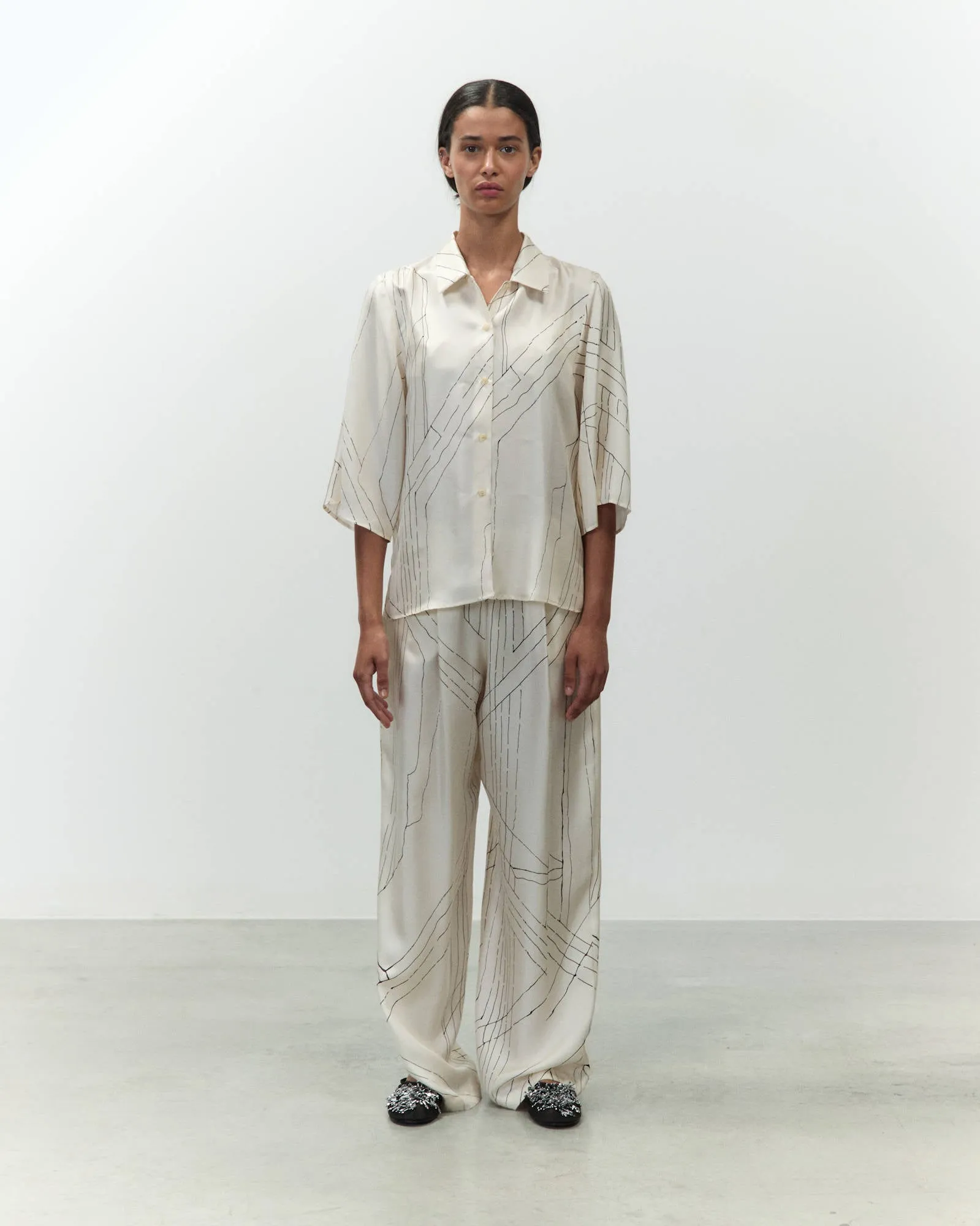 PRINTED SILK SHIRT sold by ALYSI