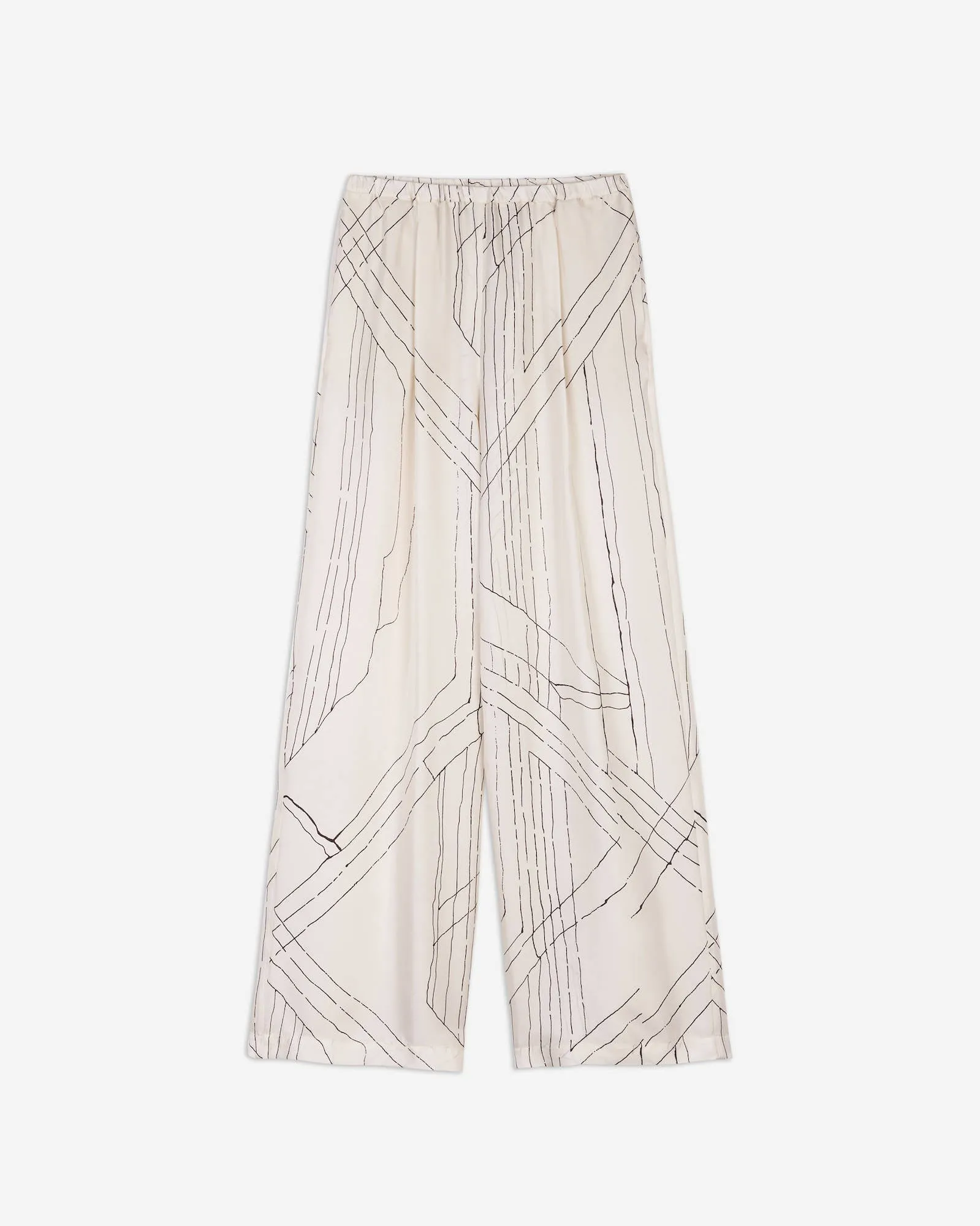 PRINTED SILK TROUSERS sold by ALYSI product image thumbnail 4