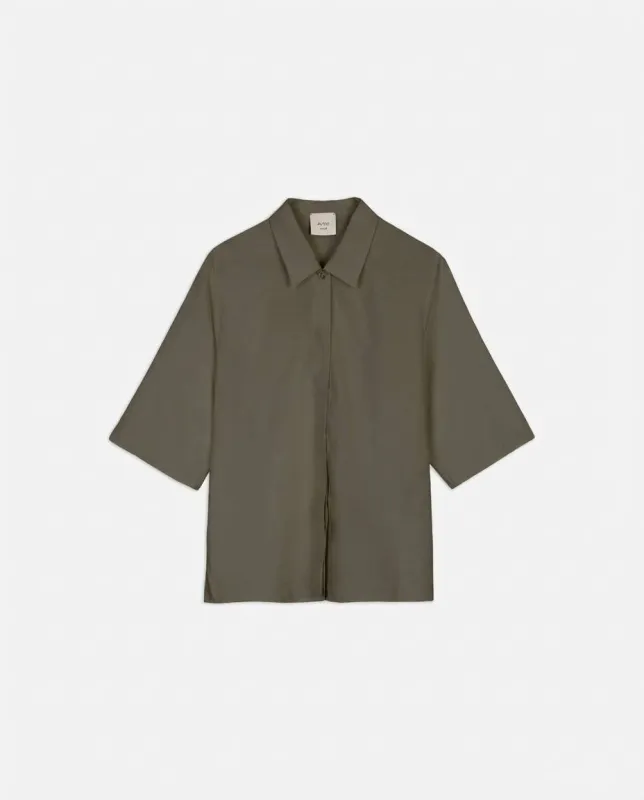 SILK CANVAS SHIRT made by ALYSI