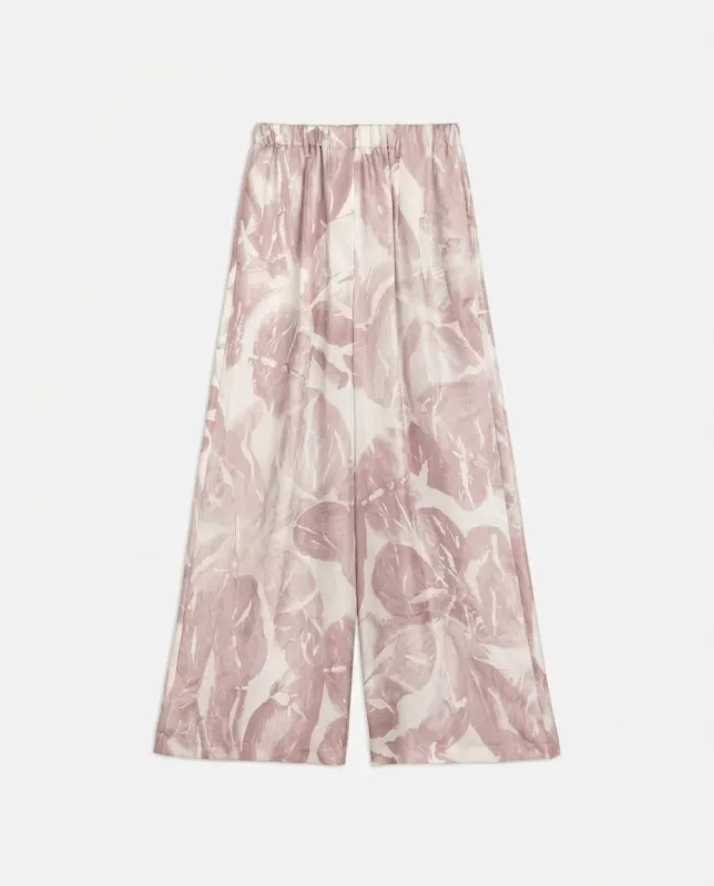 PRINTED SILK TROUSERS made by ALYSI