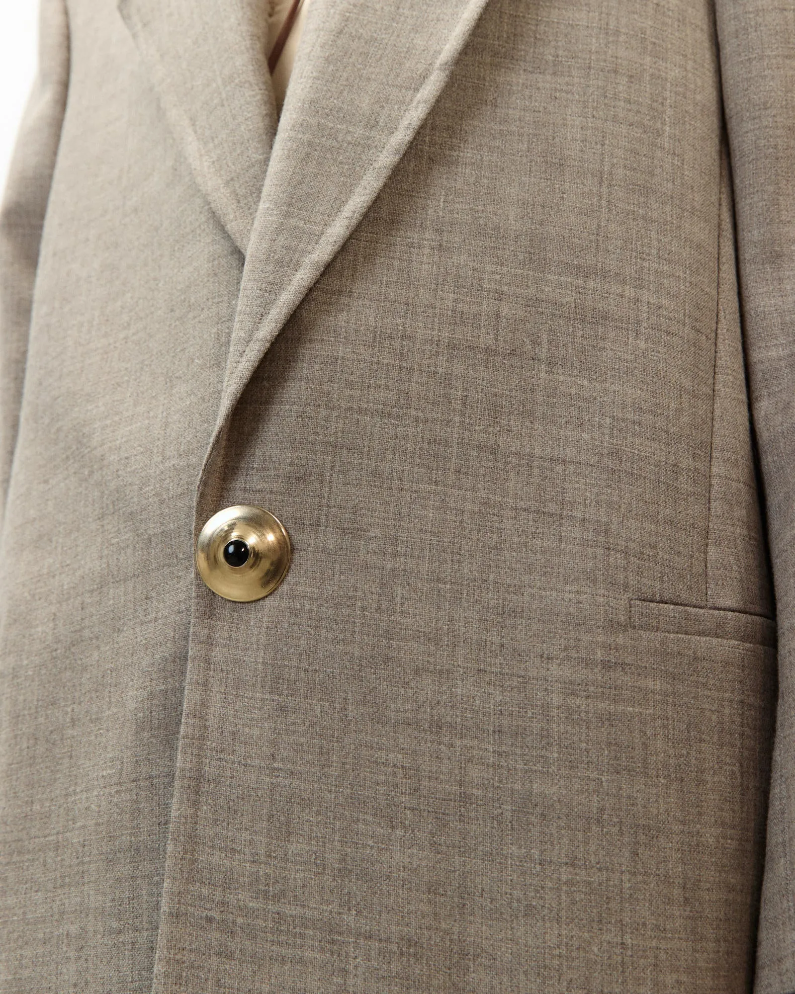 OVERSIZED MELANGE WOOL BLAZER sold by ALYSI product image thumbnail 2