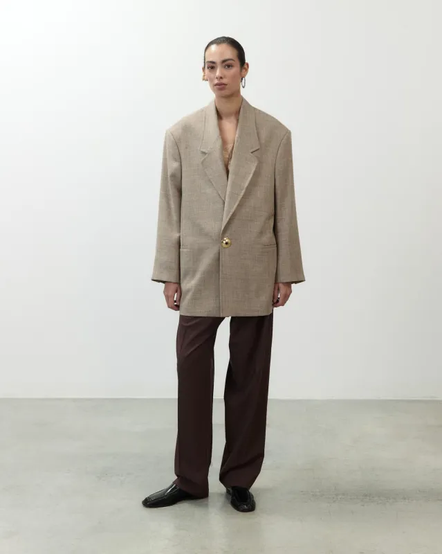 OVERSIZED MELANGE WOOL BLAZER made by ALYSI