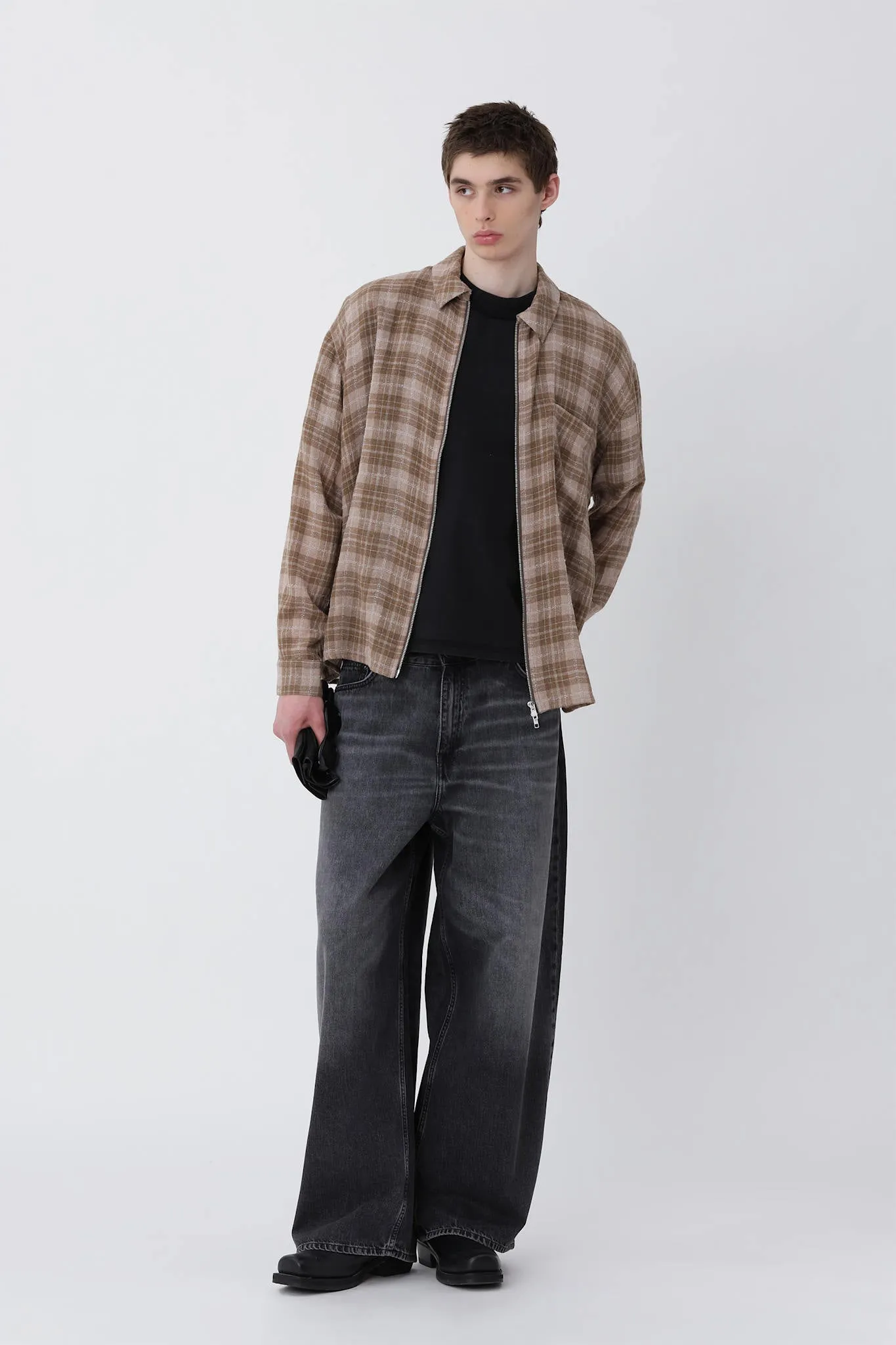 Zayne Zip Shirt sold by Won Hundred