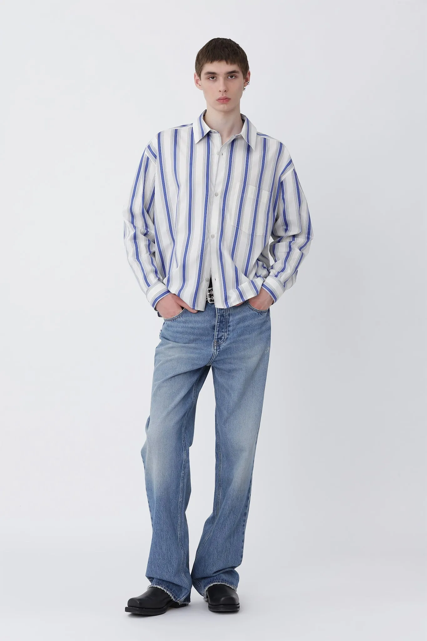 Maza Panel Shirt sold by Won Hundred