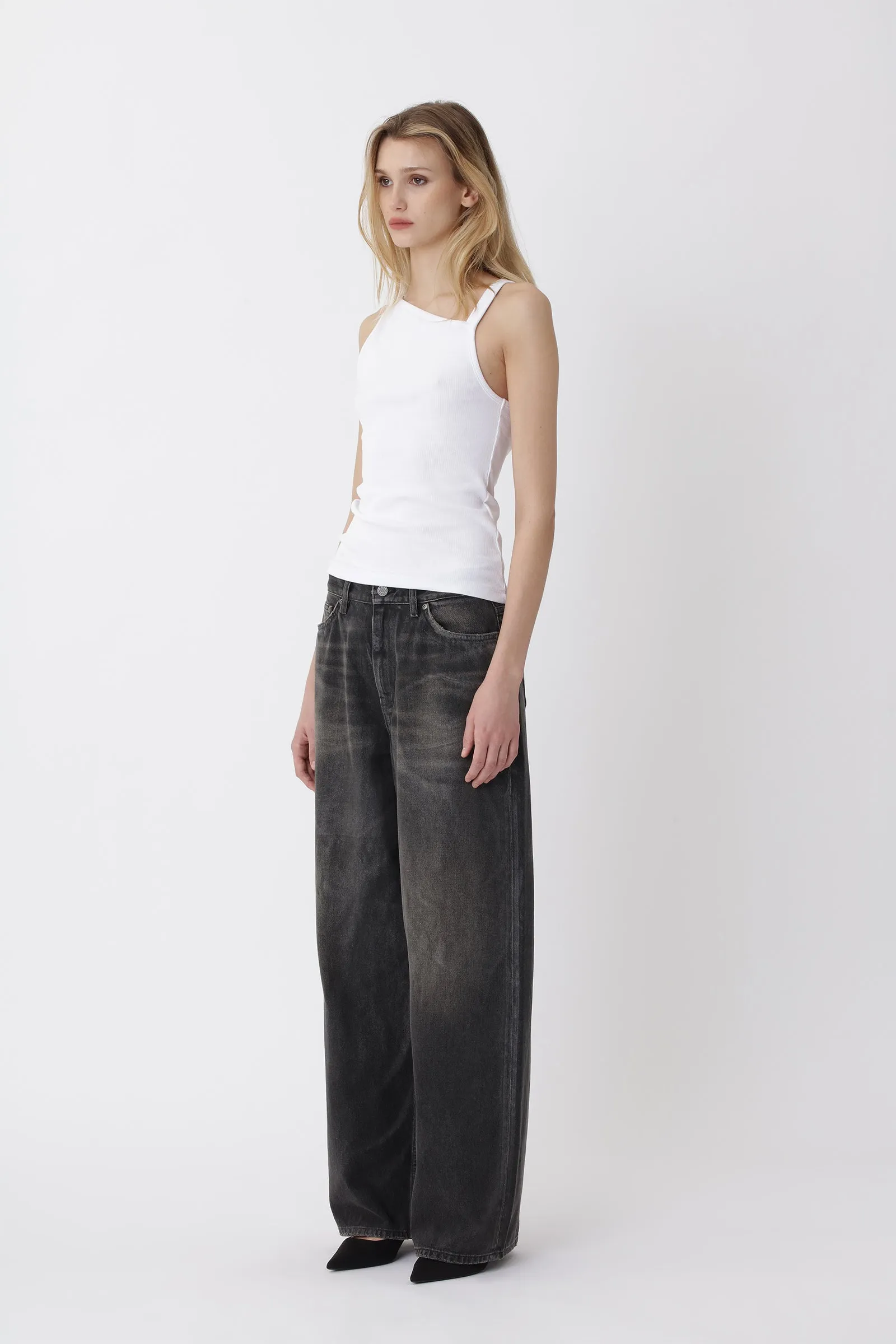 Lyon Coated 80s Black Jeans W sold by Won Hundred product image thumbnail 3