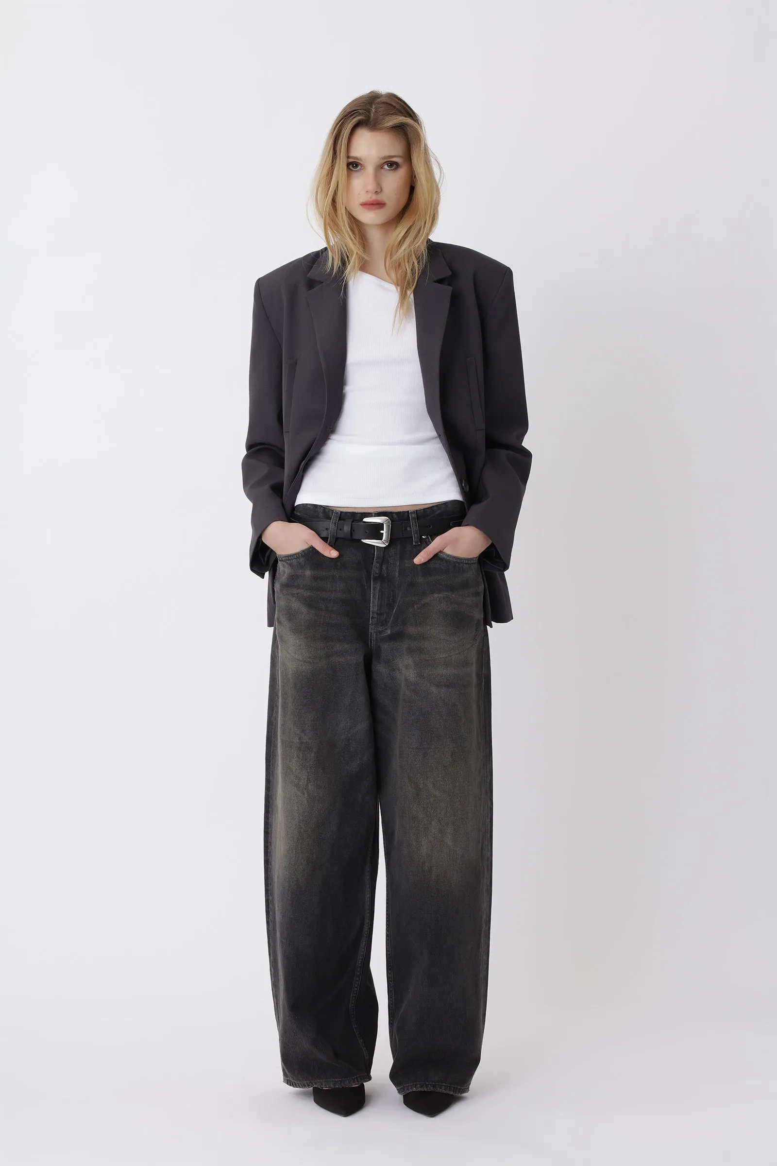 Lyon Coated 80s Black Jeans W sold by Won Hundred