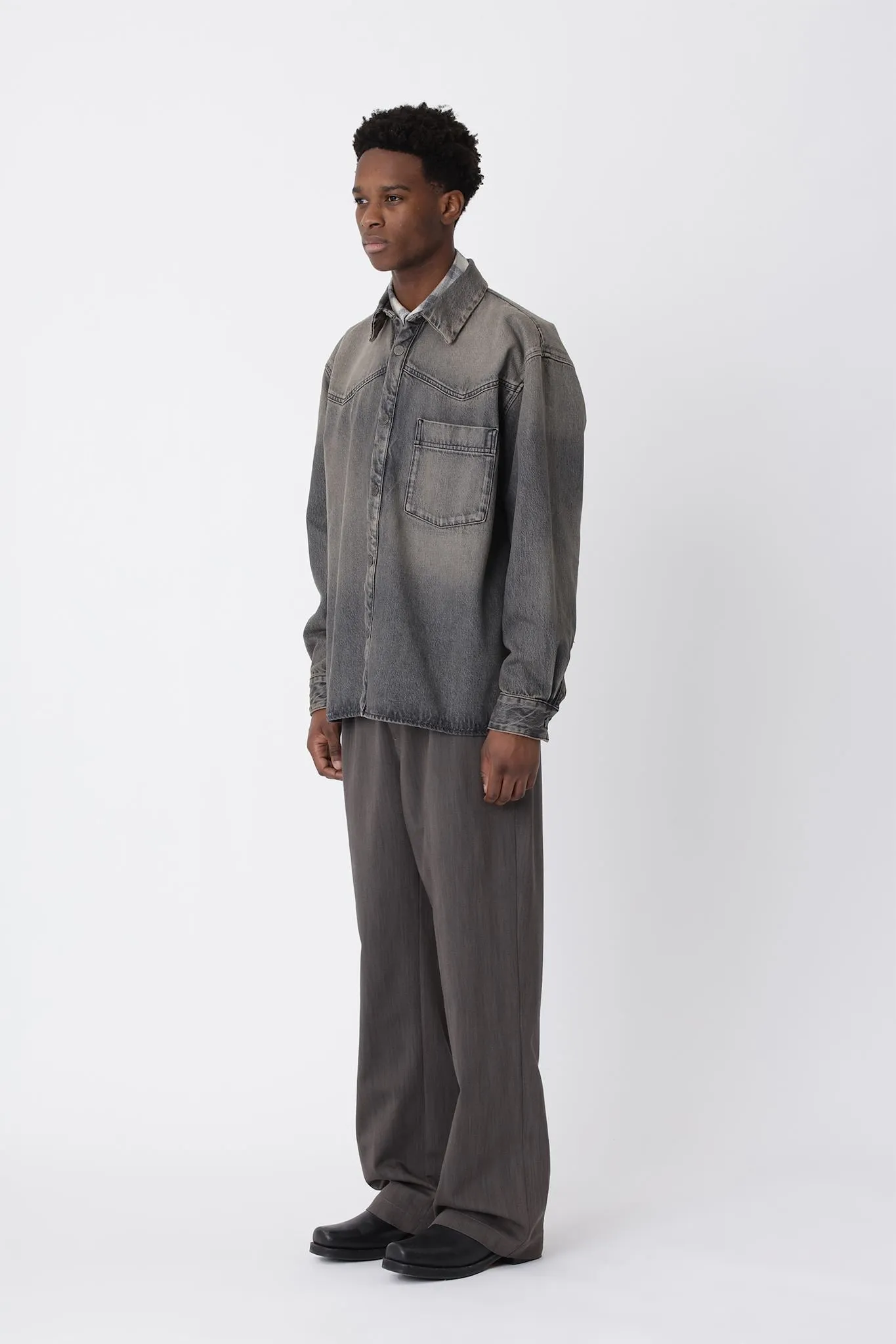 Zayne Denim Shirt sold by Won Hundred product image thumbnail 3