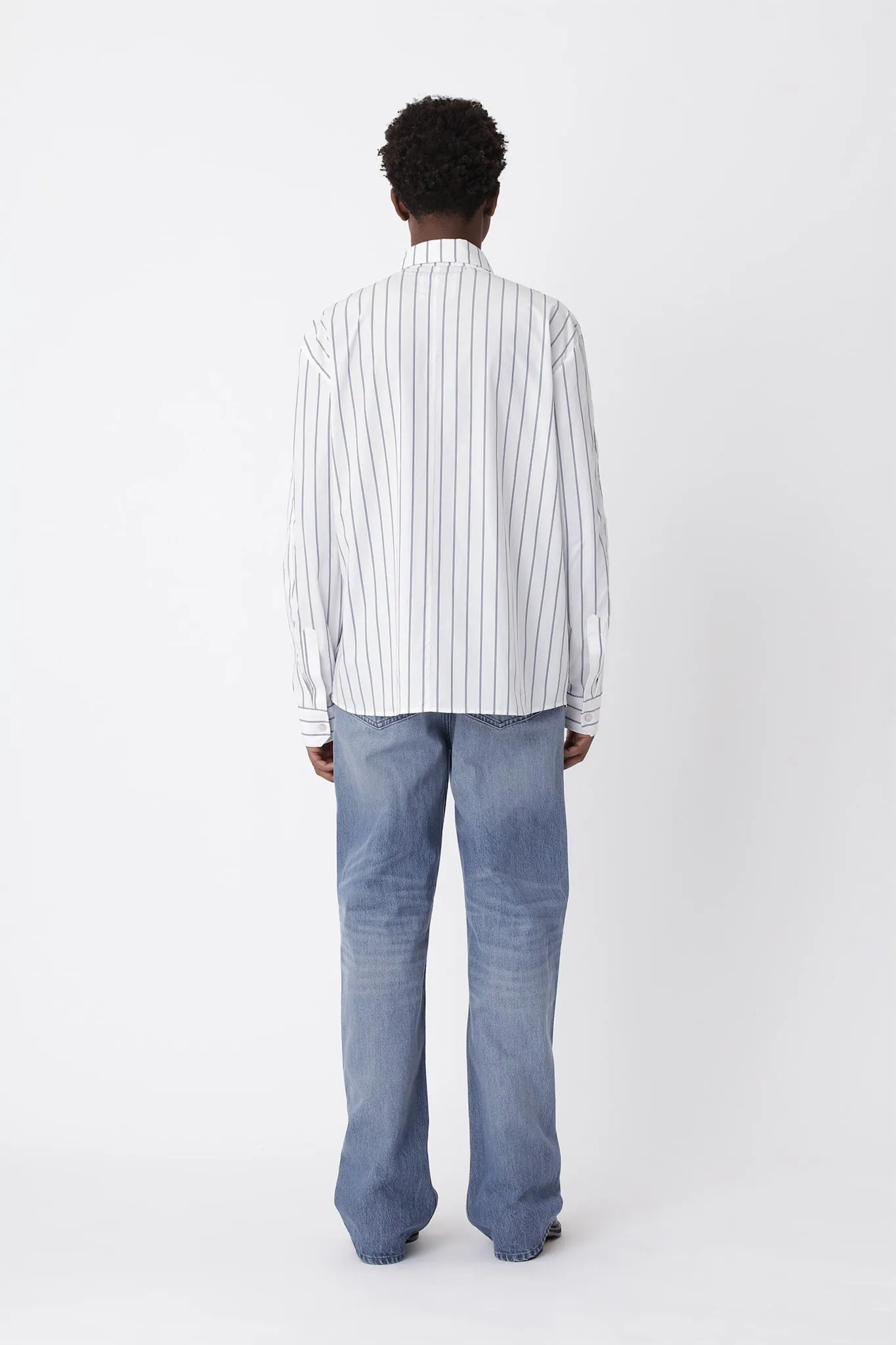 Knox Stripe Panel Shirt sold by Won Hundred product image thumbnail 4