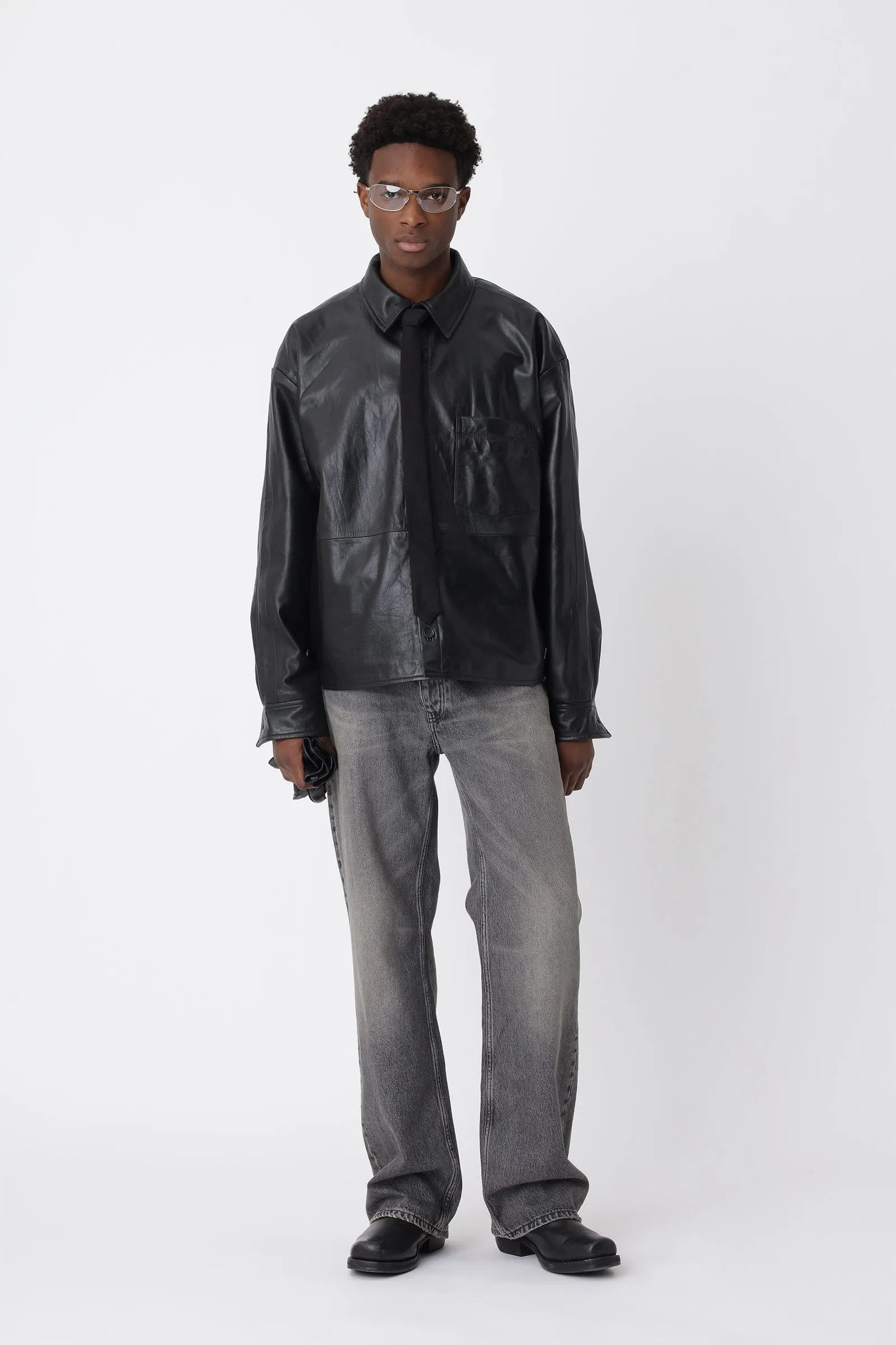 Leo Leather Shirt sold by Won Hundred product image thumbnail 2