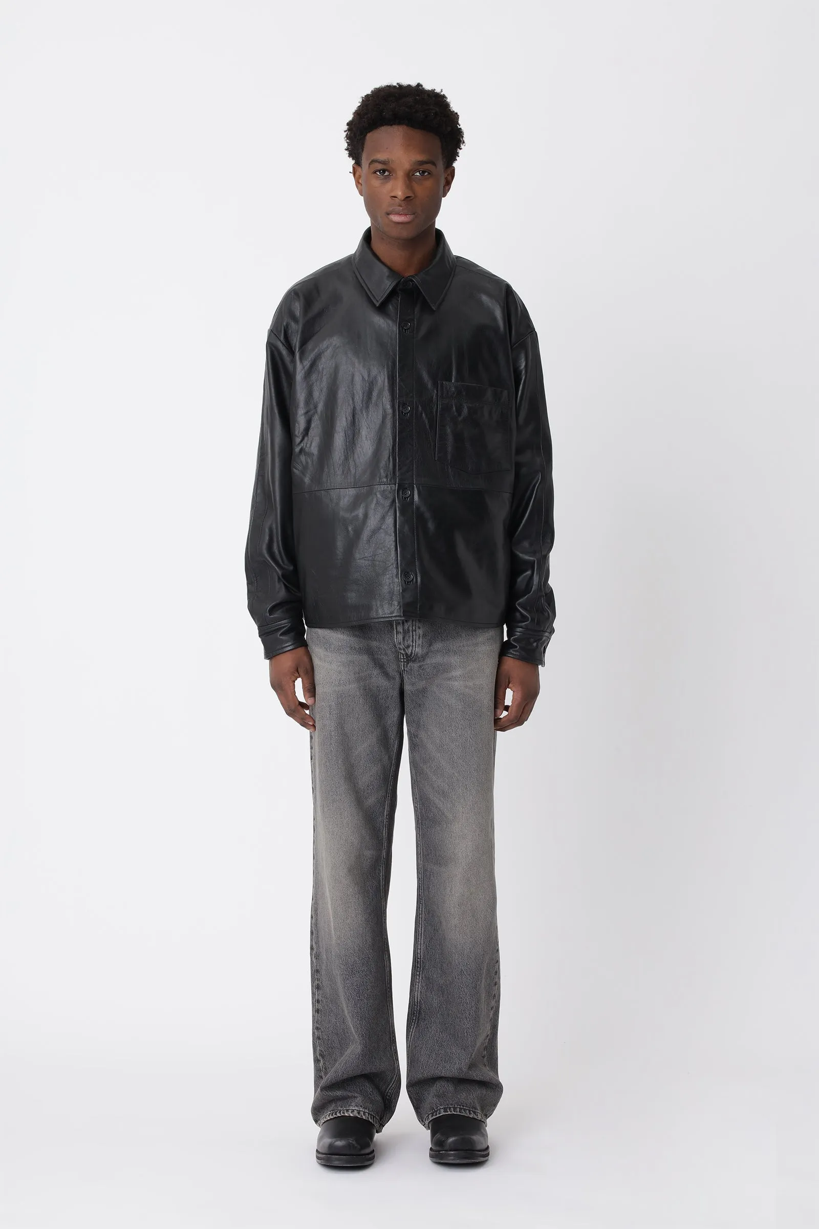 Leo Leather Shirt sold by Won Hundred product image thumbnail 3