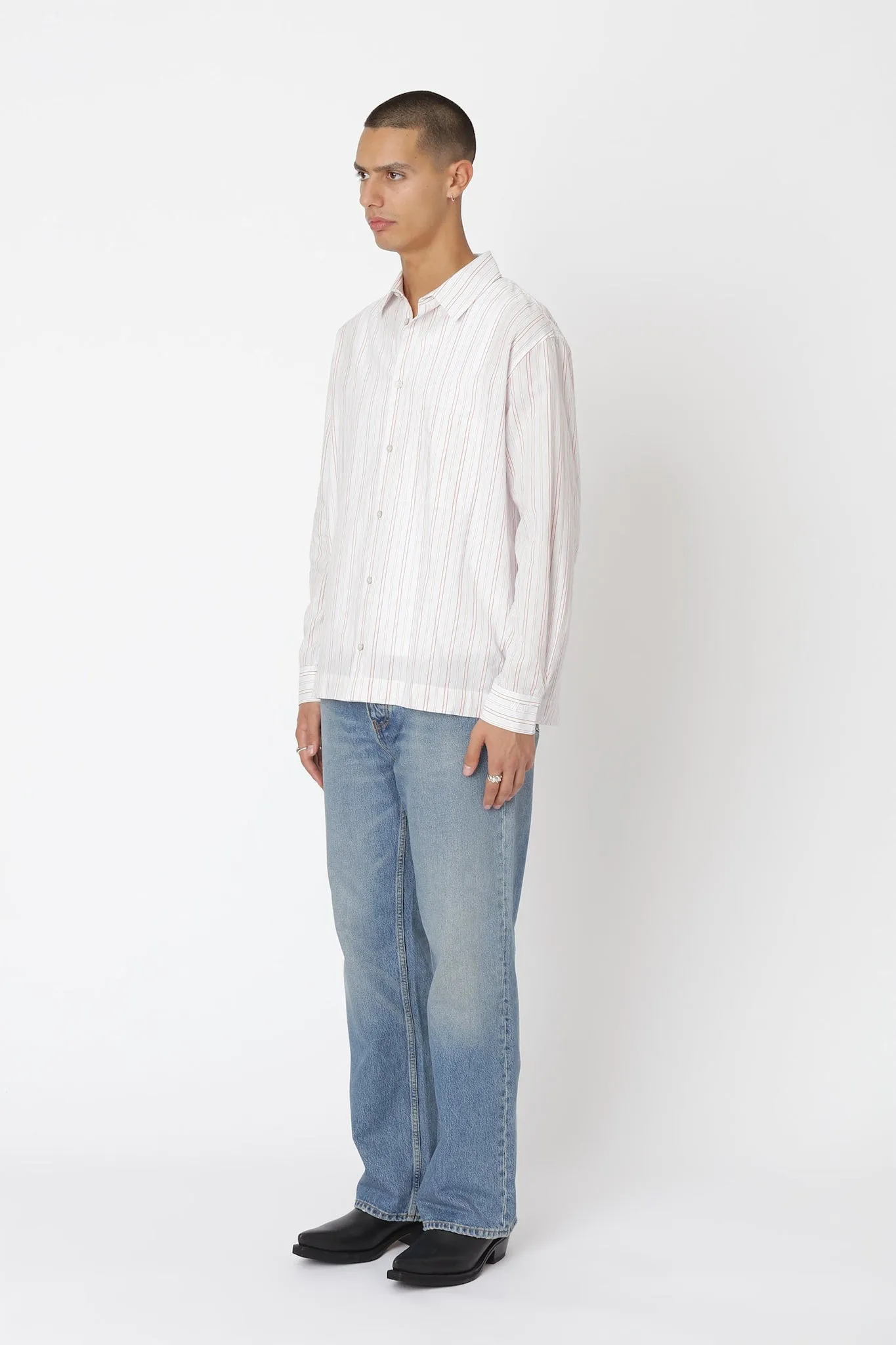 Penzo Stripe Shirt sold by Won Hundred product image thumbnail 3