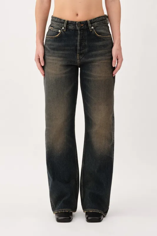 Baggy Mocha Blue made by Won Hundred