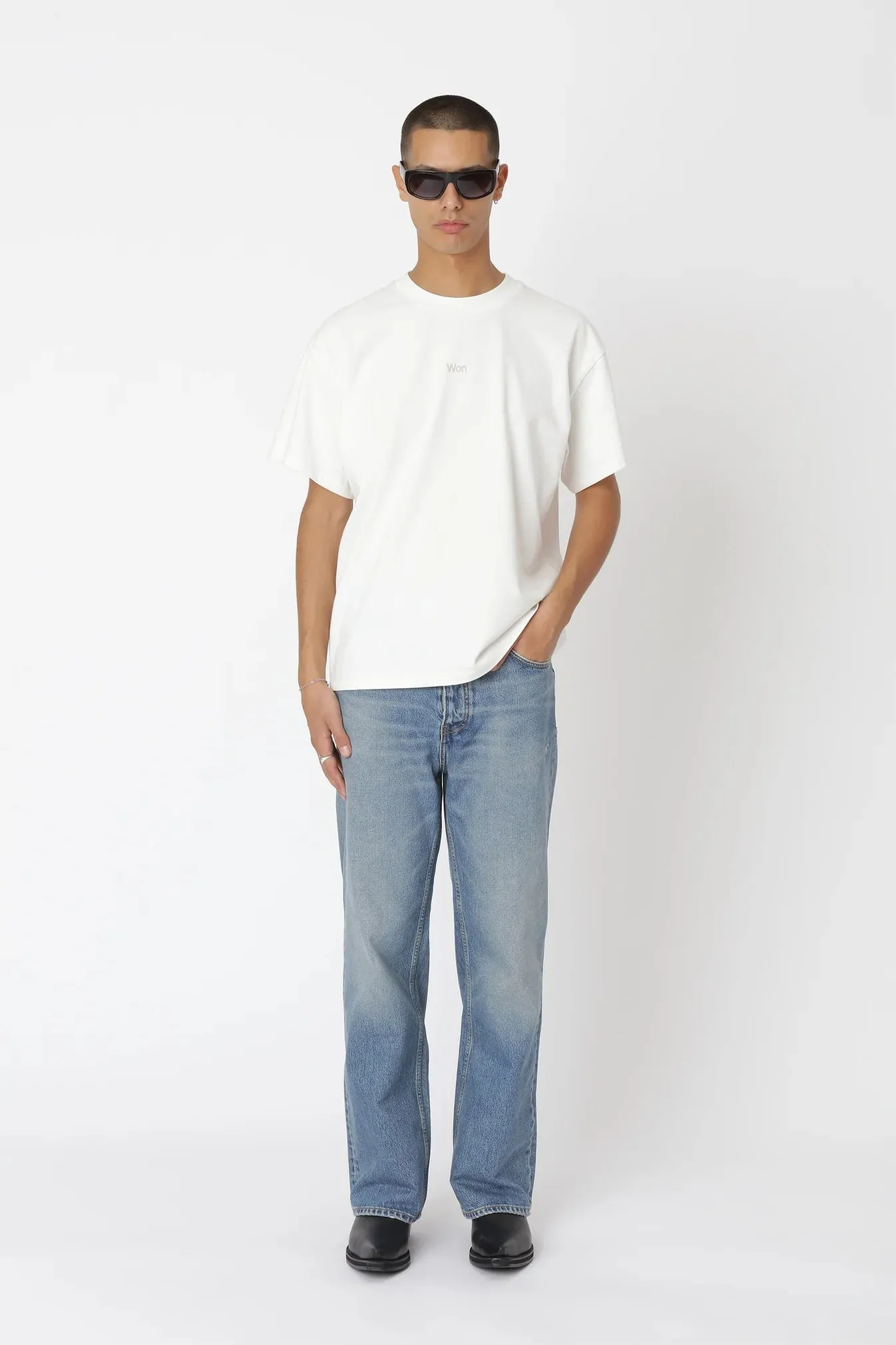 Staff Boxy Tee sold by Won Hundred