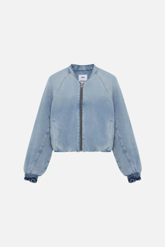 Ola Denim Bomber Jacket made by Won Hundred