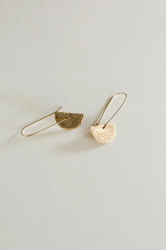 Textured Dome Hook Earrings sold by Vanderzee