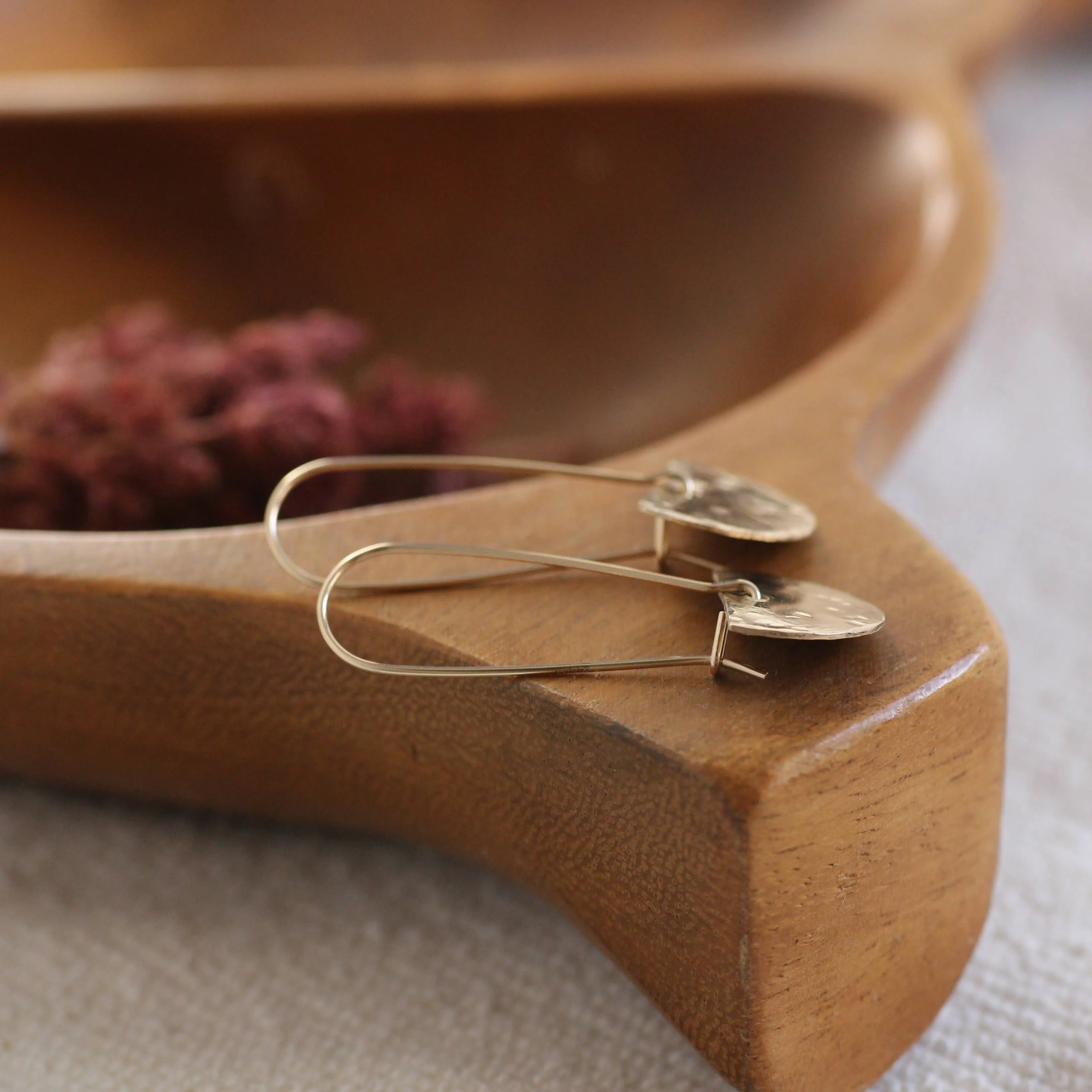 Textured Dome Hook Earrings sold by Vanderzee product image thumbnail 4