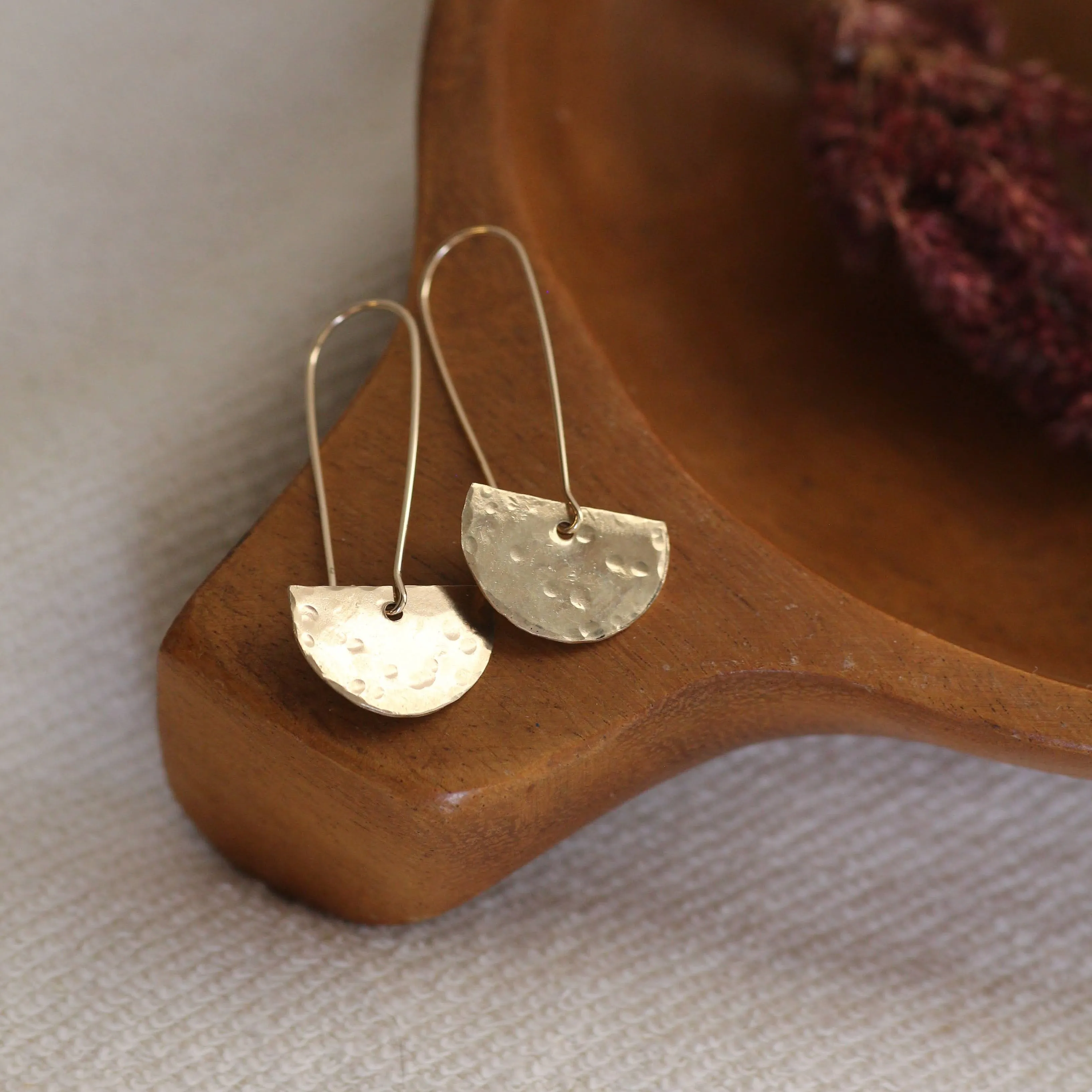 Textured Dome Hook Earrings sold by Vanderzee product image thumbnail 5