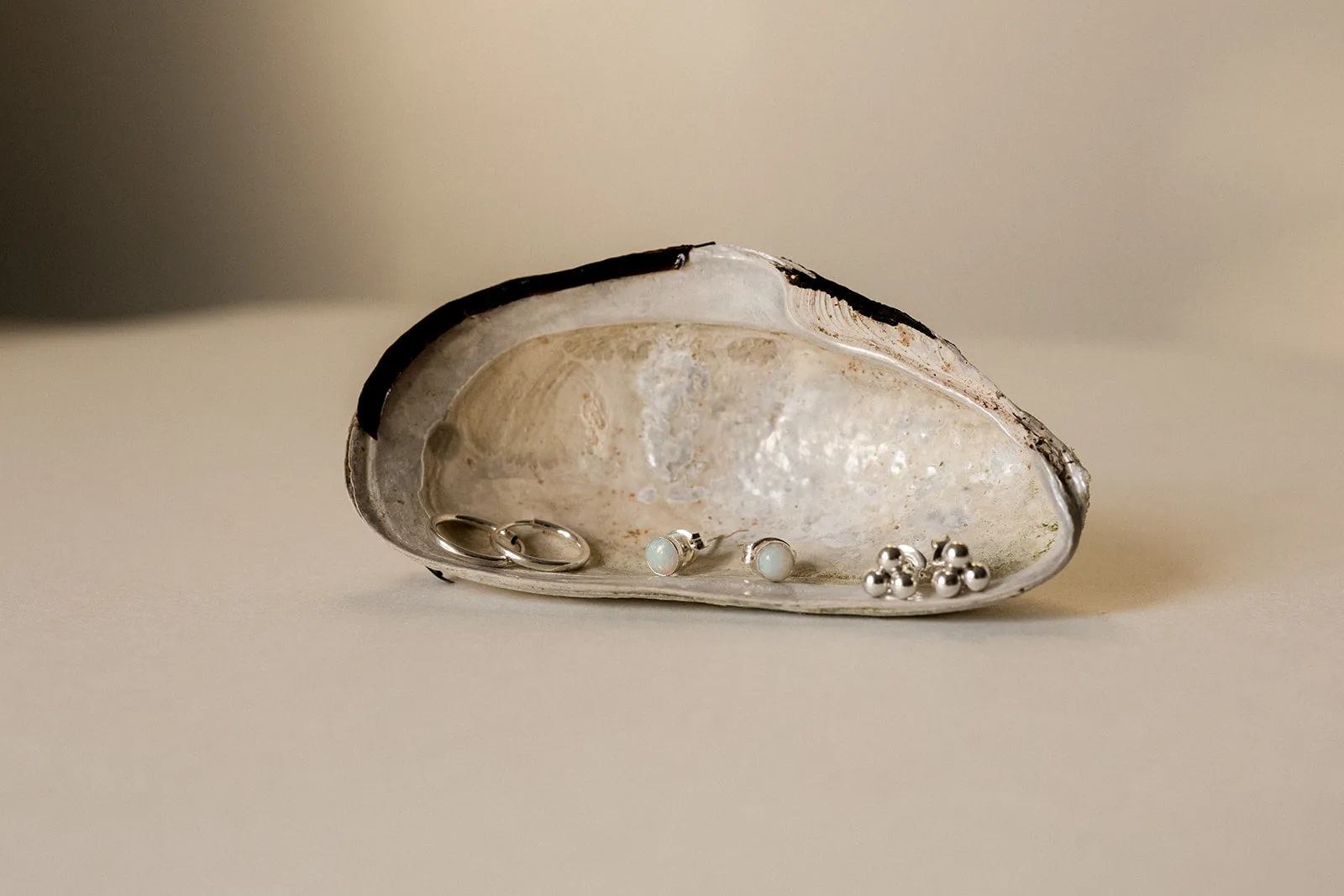 Opal Studs - White sold by Vanderzee product image thumbnail 2