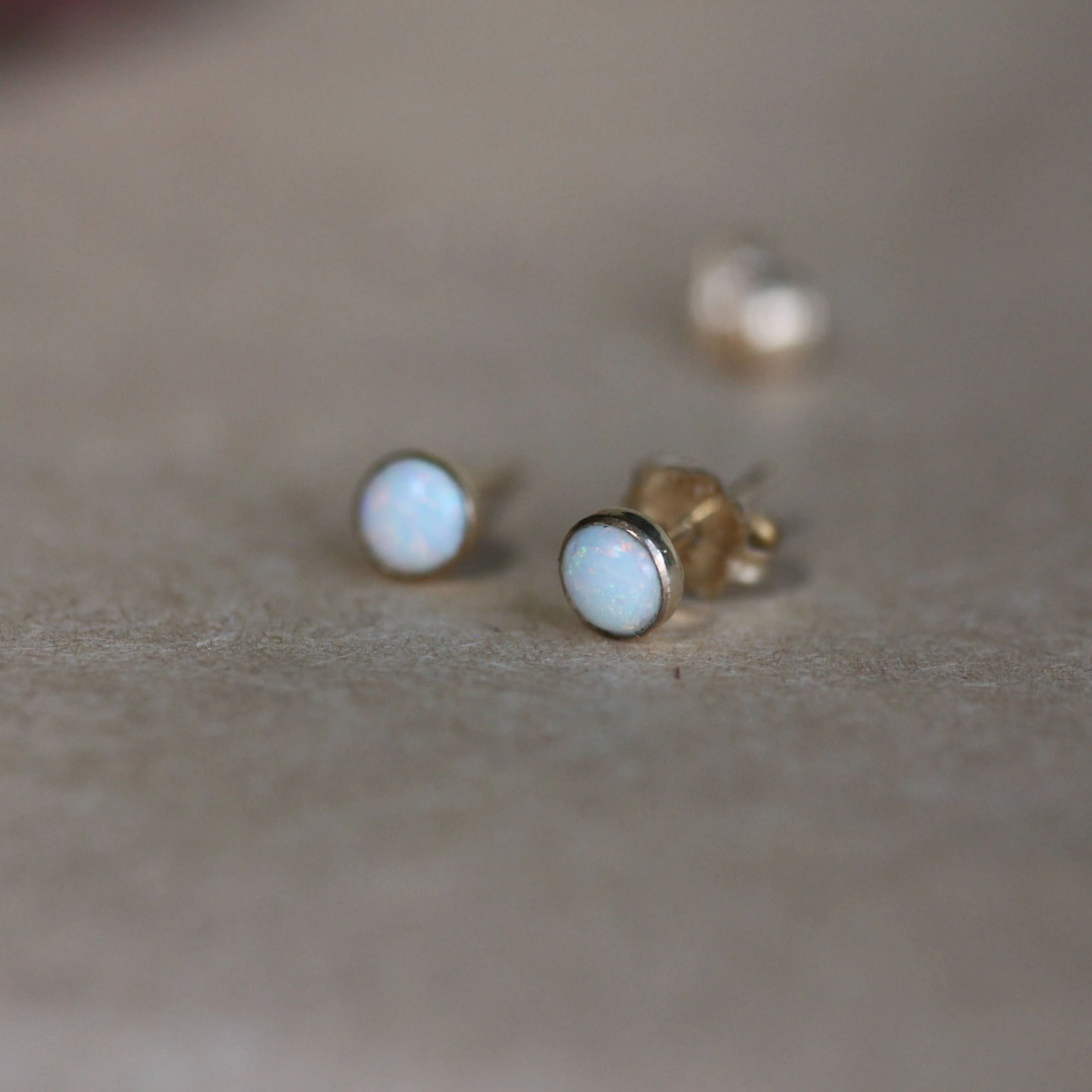 Opal Studs - White sold by Vanderzee product image thumbnail 3