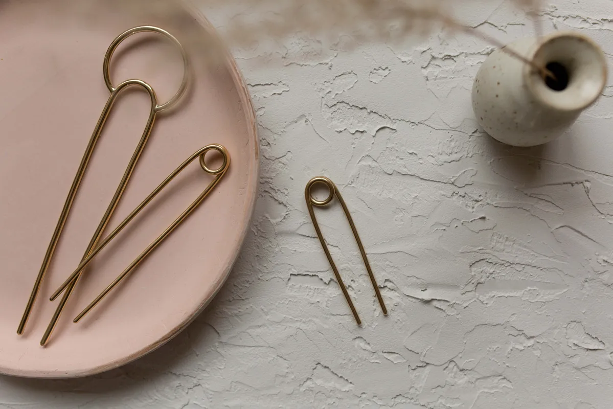 Safety Pin Hair Fork sold by Vanderzee