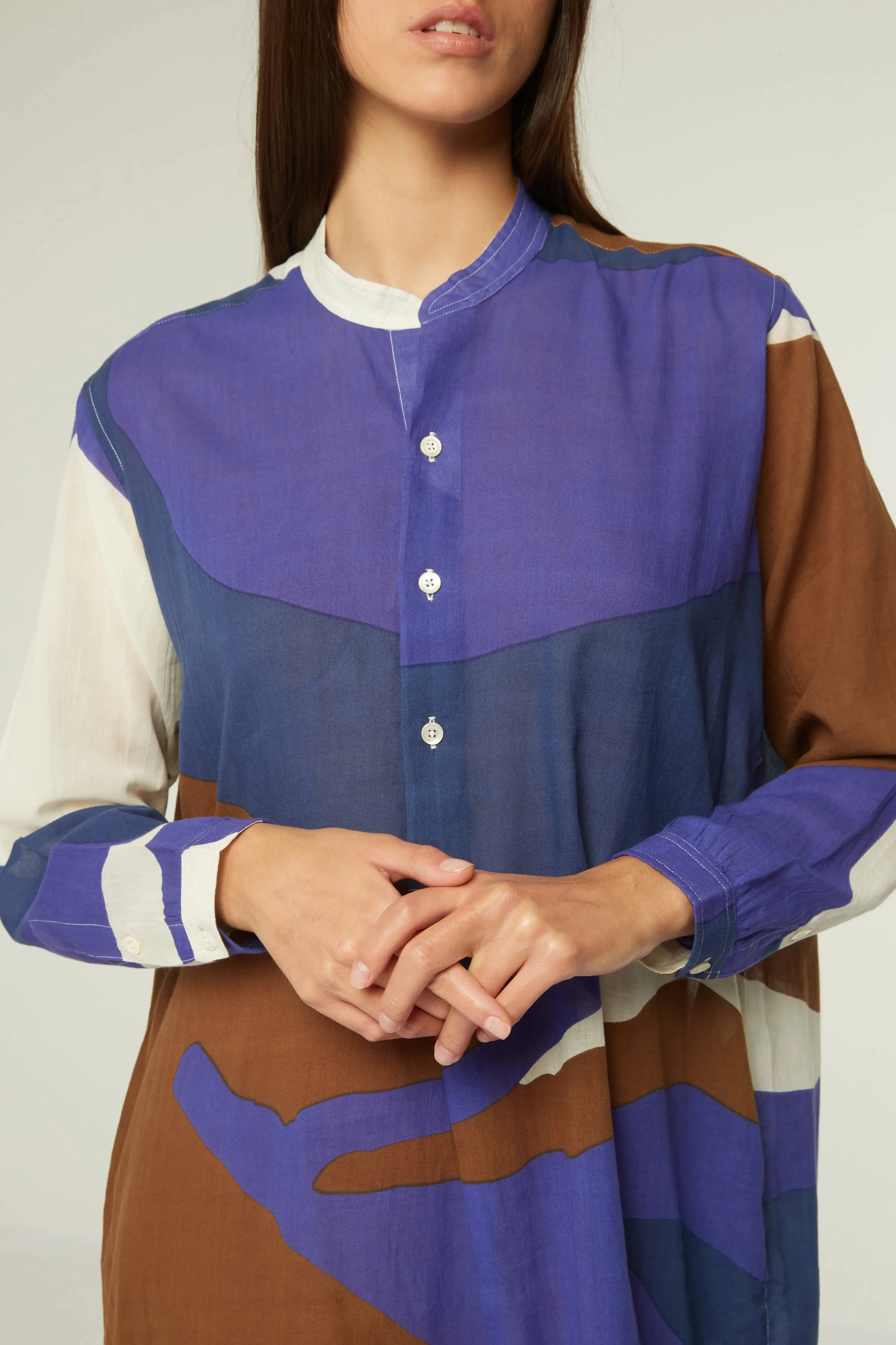 Robe Chloe - Comice Navy Blue sold by Moismont product image thumbnail 3