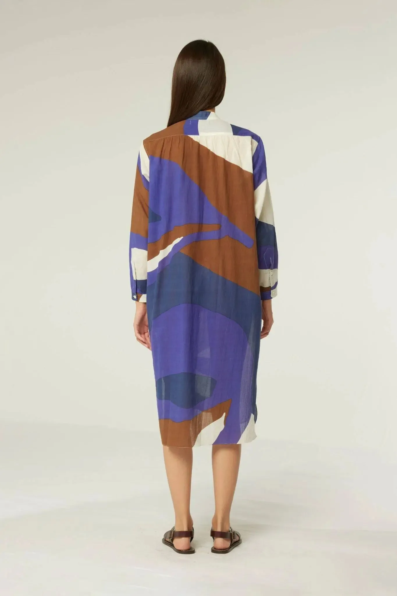 Robe Chloe - Comice Navy Blue sold by Moismont product image thumbnail 4