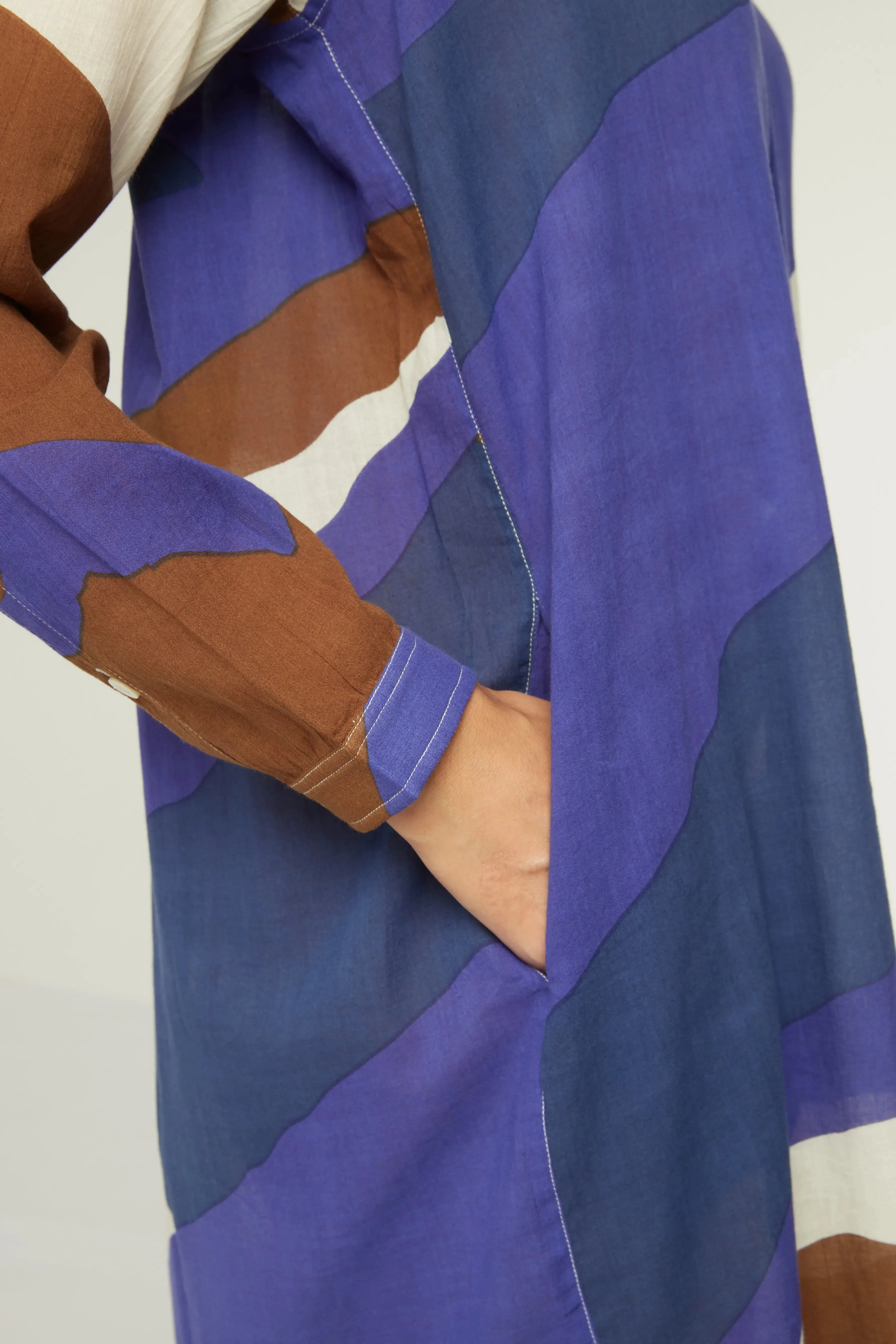 Robe Martine - Comice Navy Blue sold by Moismont product image thumbnail 3