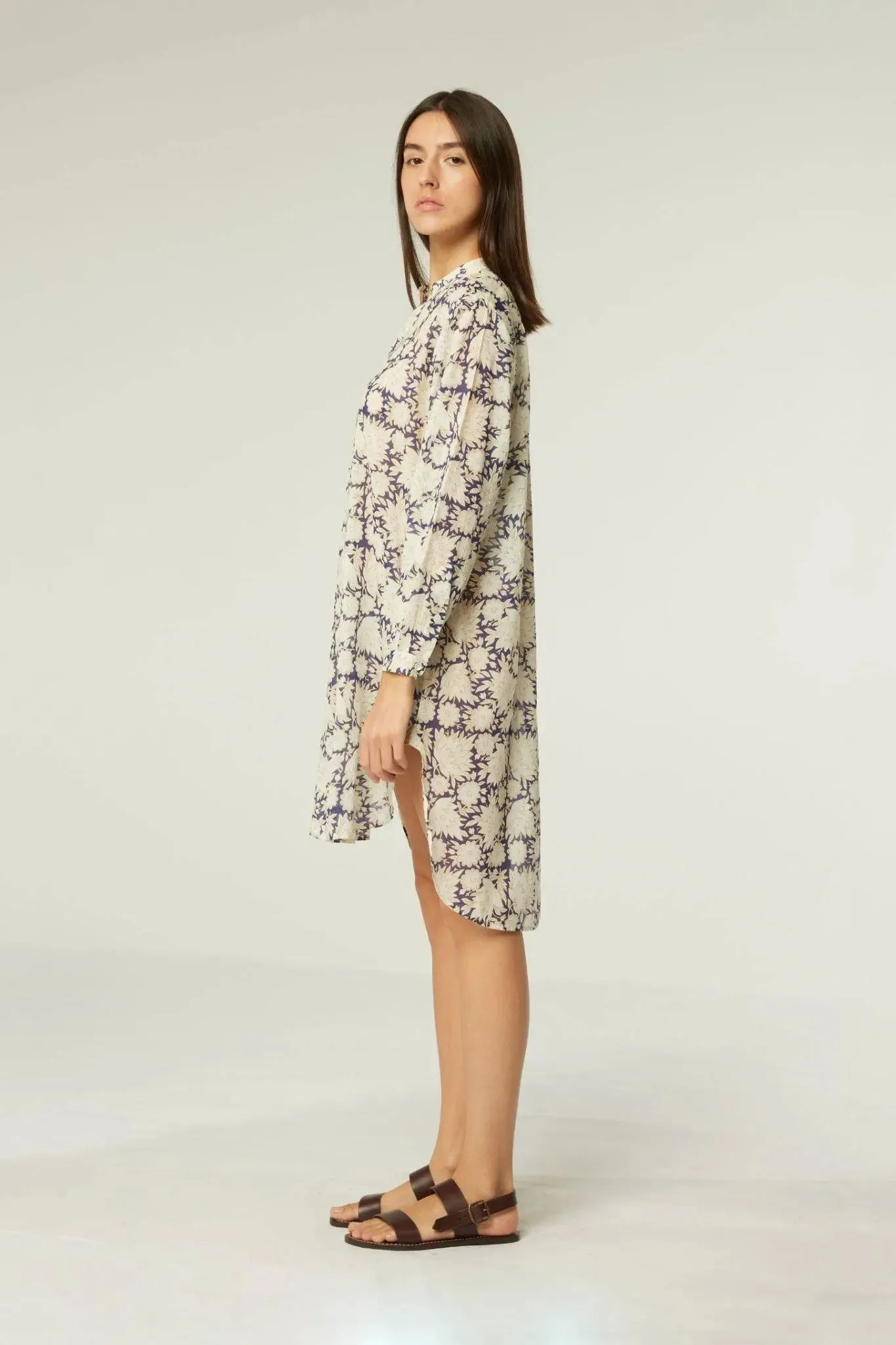 Robe Martine - Amber Pansy Blue sold by Moismont product image thumbnail 2