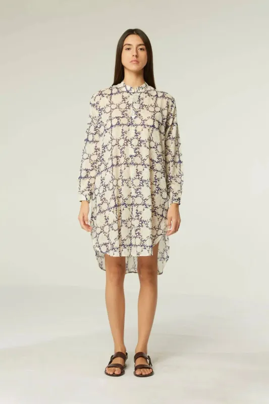 Robe Martine - Amber Pansy Blue made by Moismont