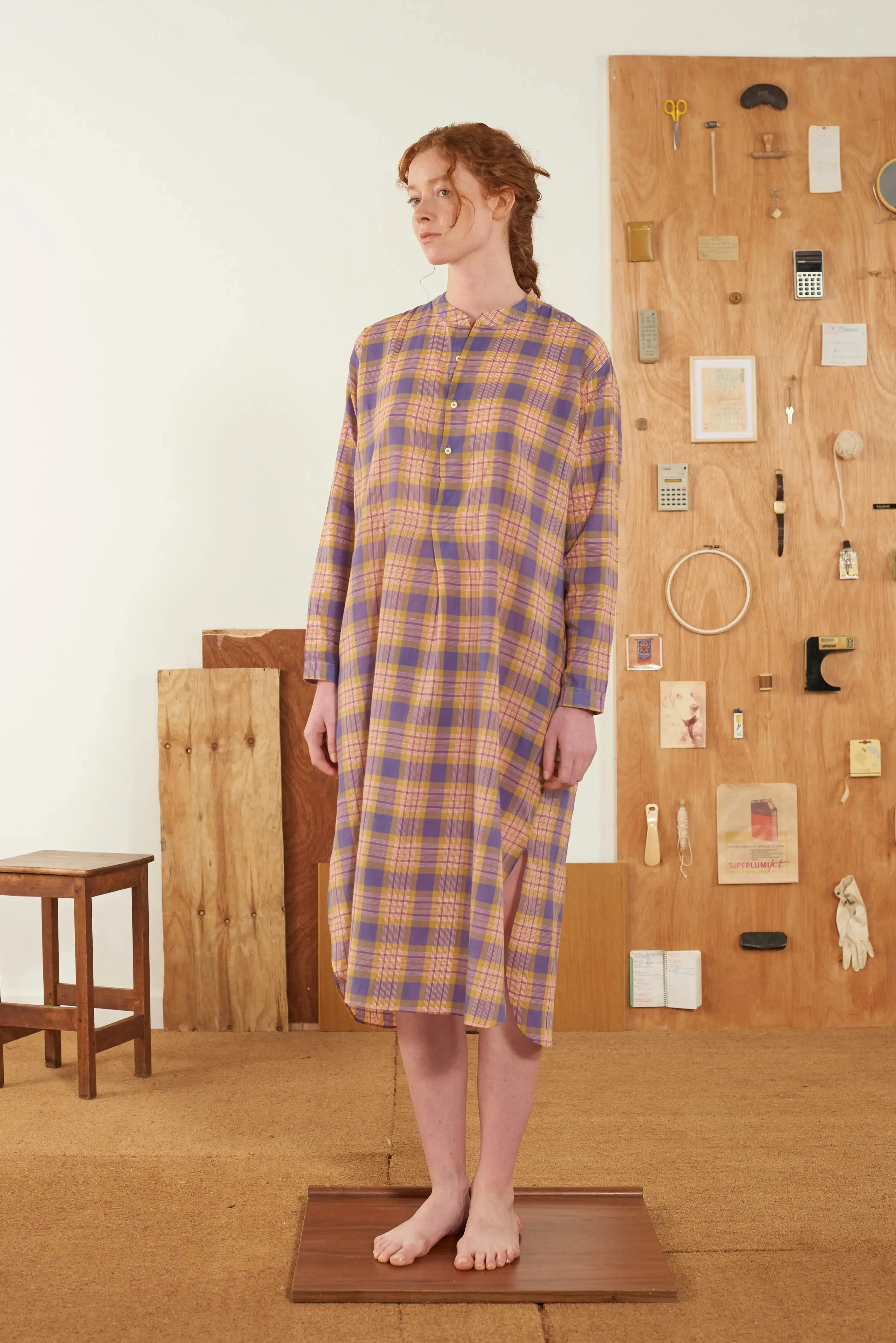 Robe Chloe - Leparfait Pansy Blue sold by Moismont product image thumbnail 5