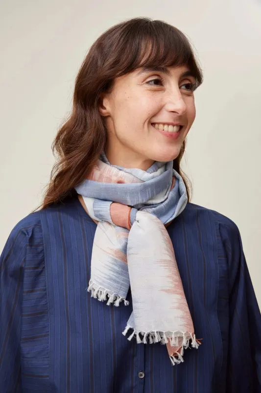 Echarpe N°724 Nordic Blue made by Moismont