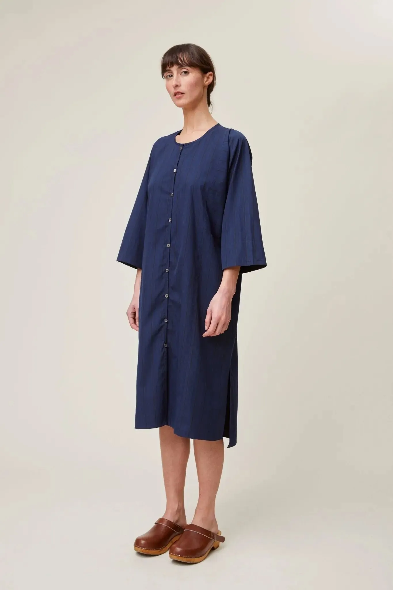 Robe Annouck N°734 Stripes Navy Blue sold by Moismont