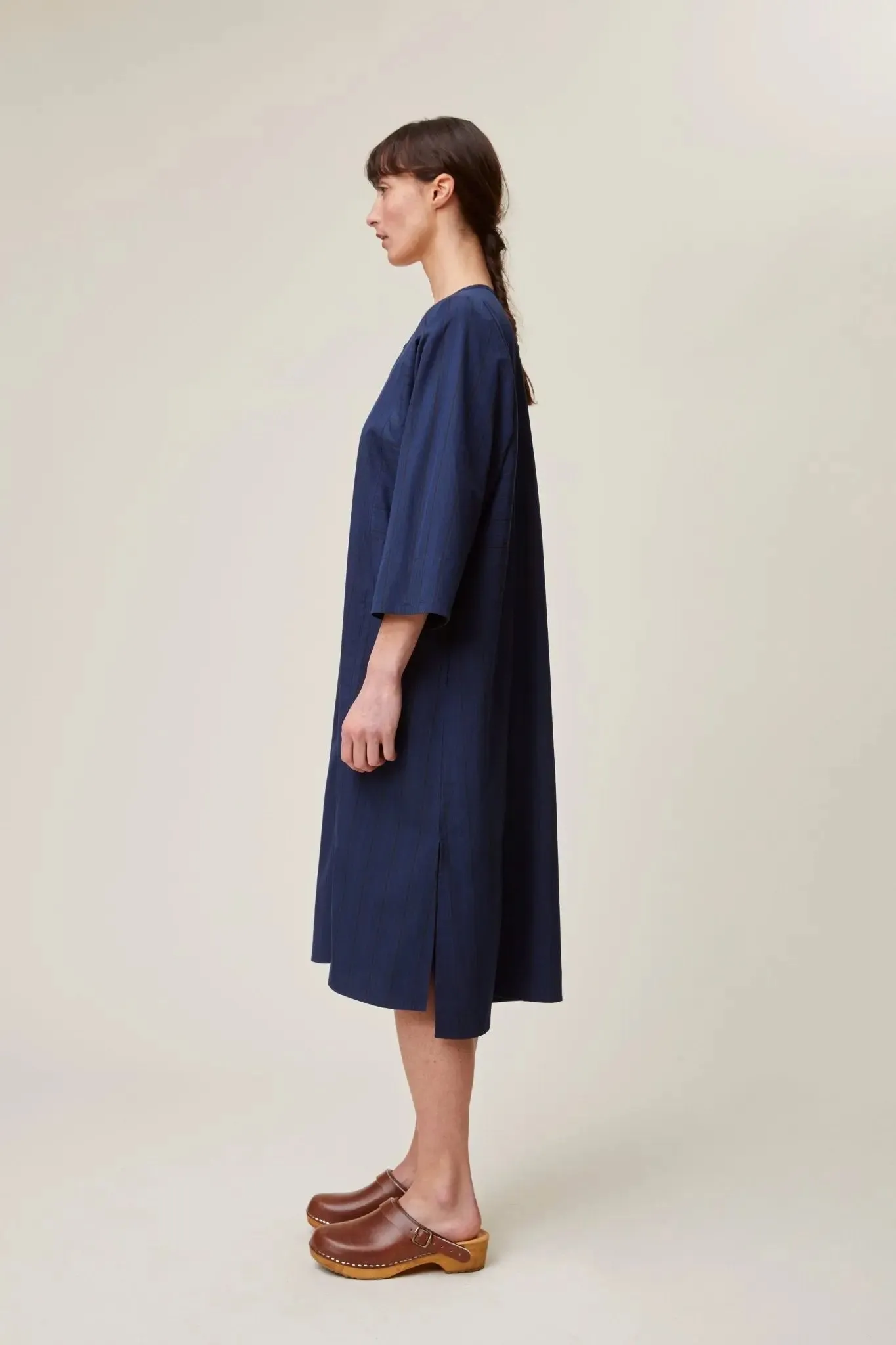 Robe Annouck N°734 Stripes Navy Blue sold by Moismont product image thumbnail 2