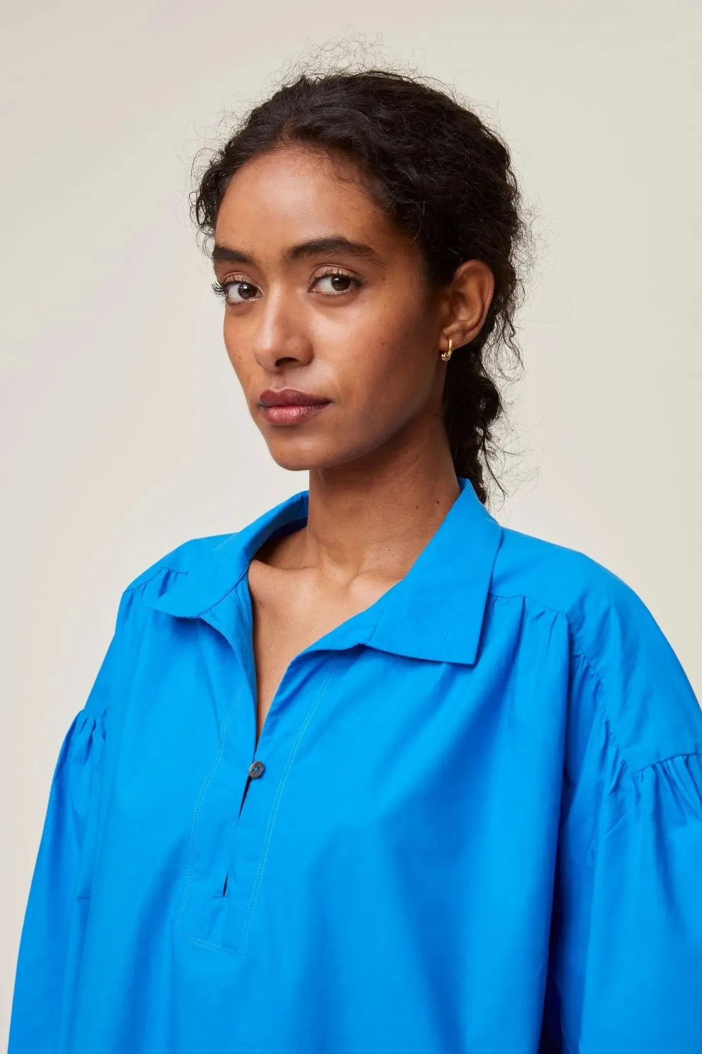 Robe Maelle N°735 Popeline Blue Worker sold by Moismont product image thumbnail 3