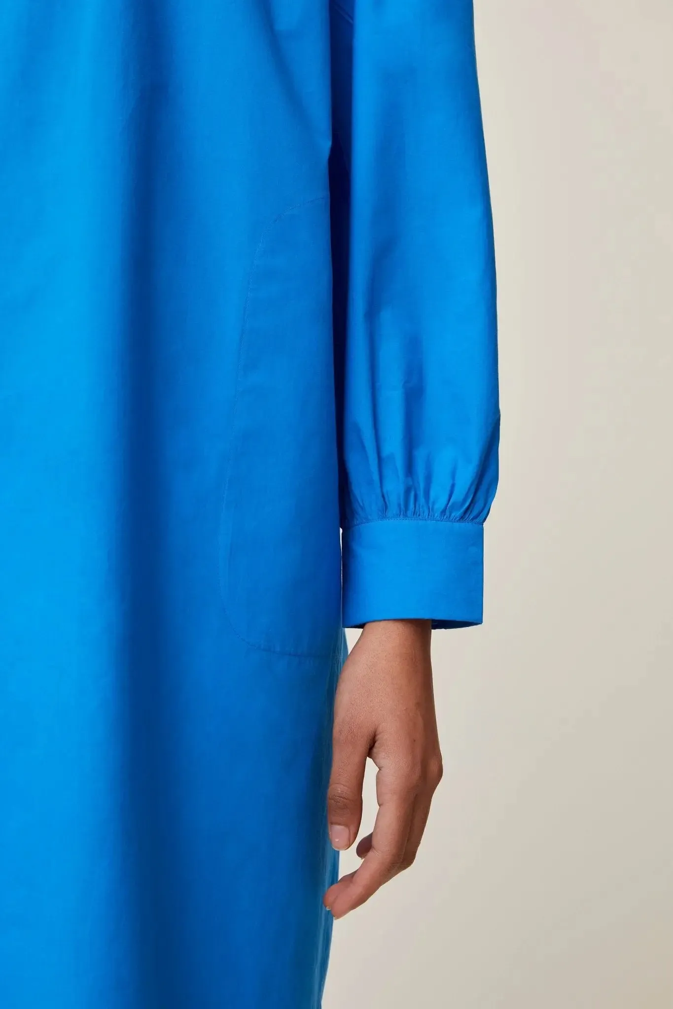 Robe Maelle N°735 Popeline Blue Worker sold by Moismont product image thumbnail 4