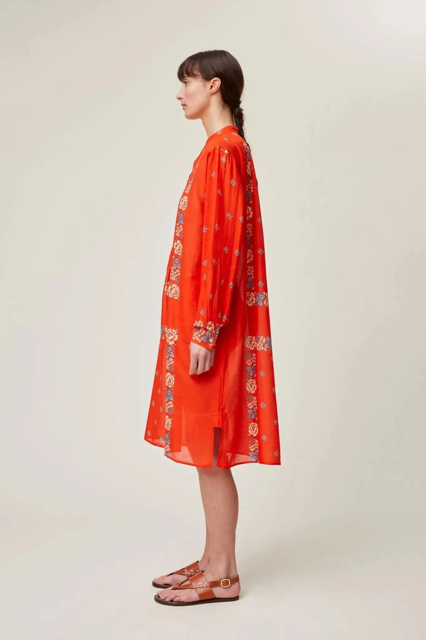 Robe Martine N°736 Patchwork Poppy Red sold by Moismont product image thumbnail 2