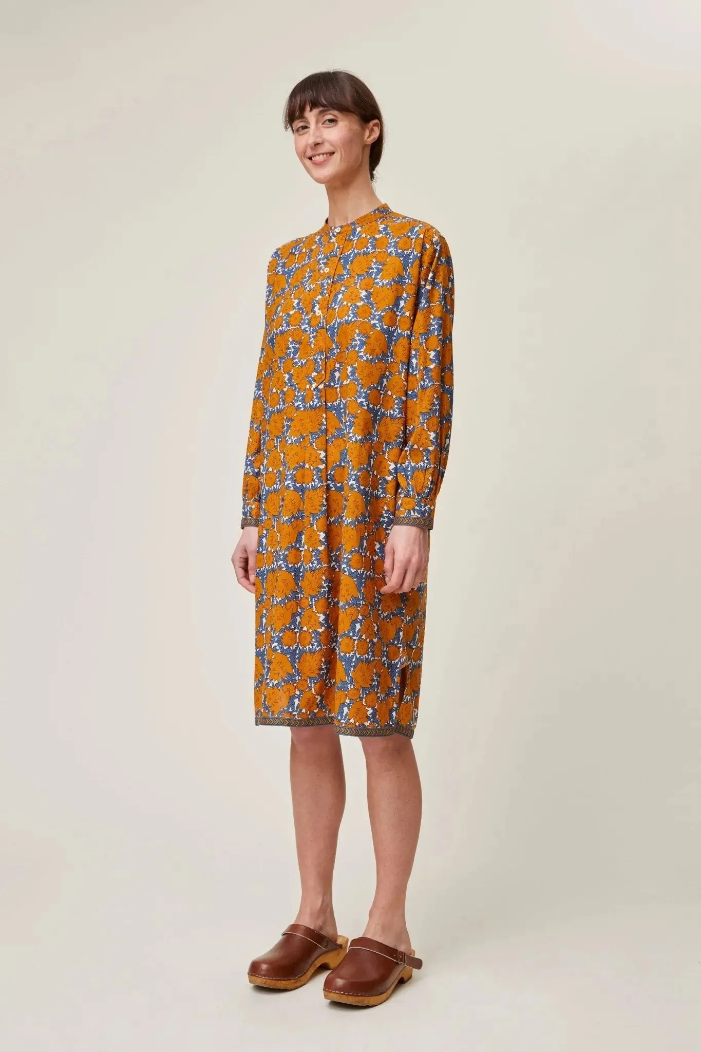 Robe Martine N°736 Amber Terracotta sold by Moismont