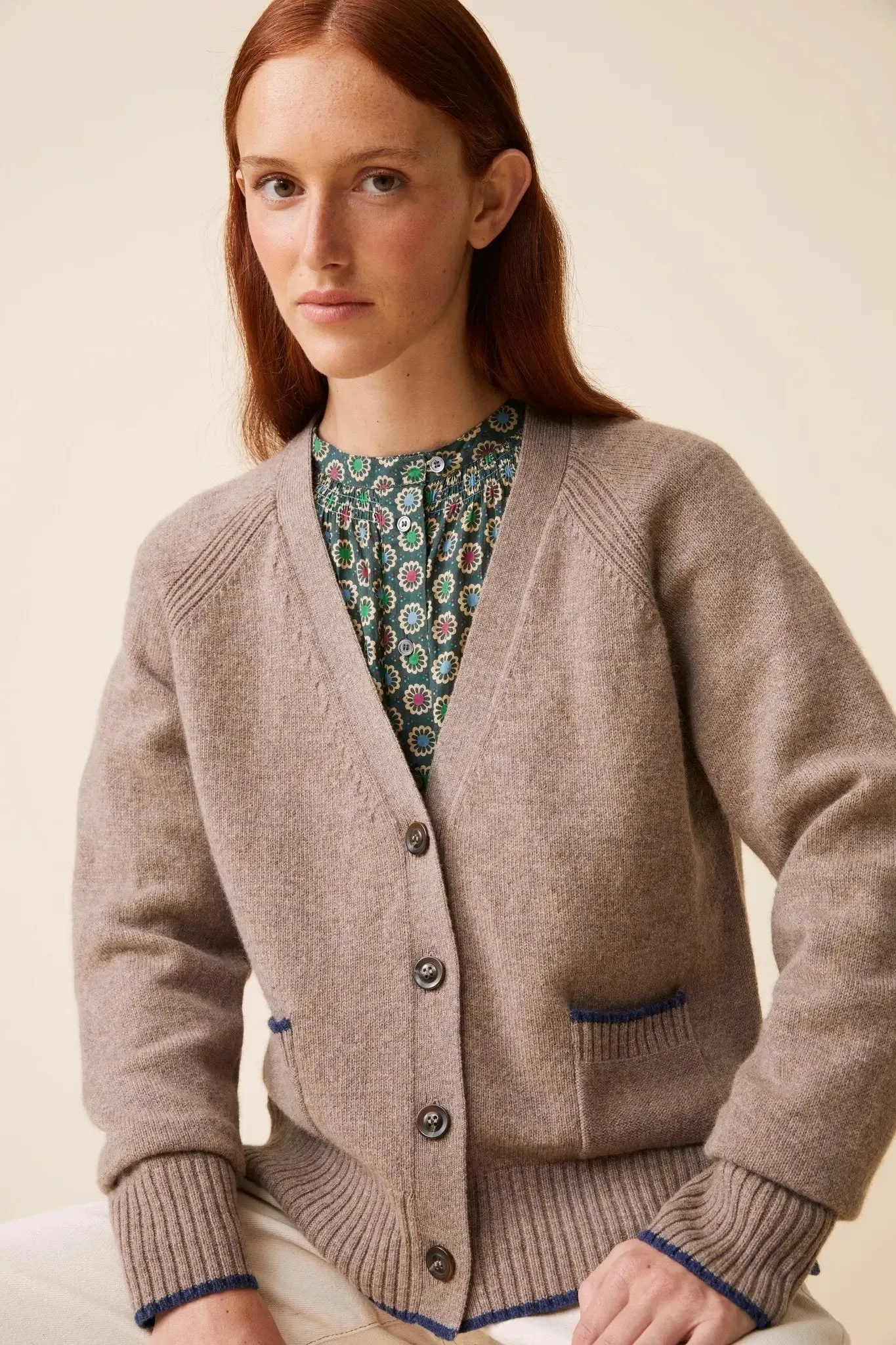 Cardigan Louison N°202 Natural sold by Moismont