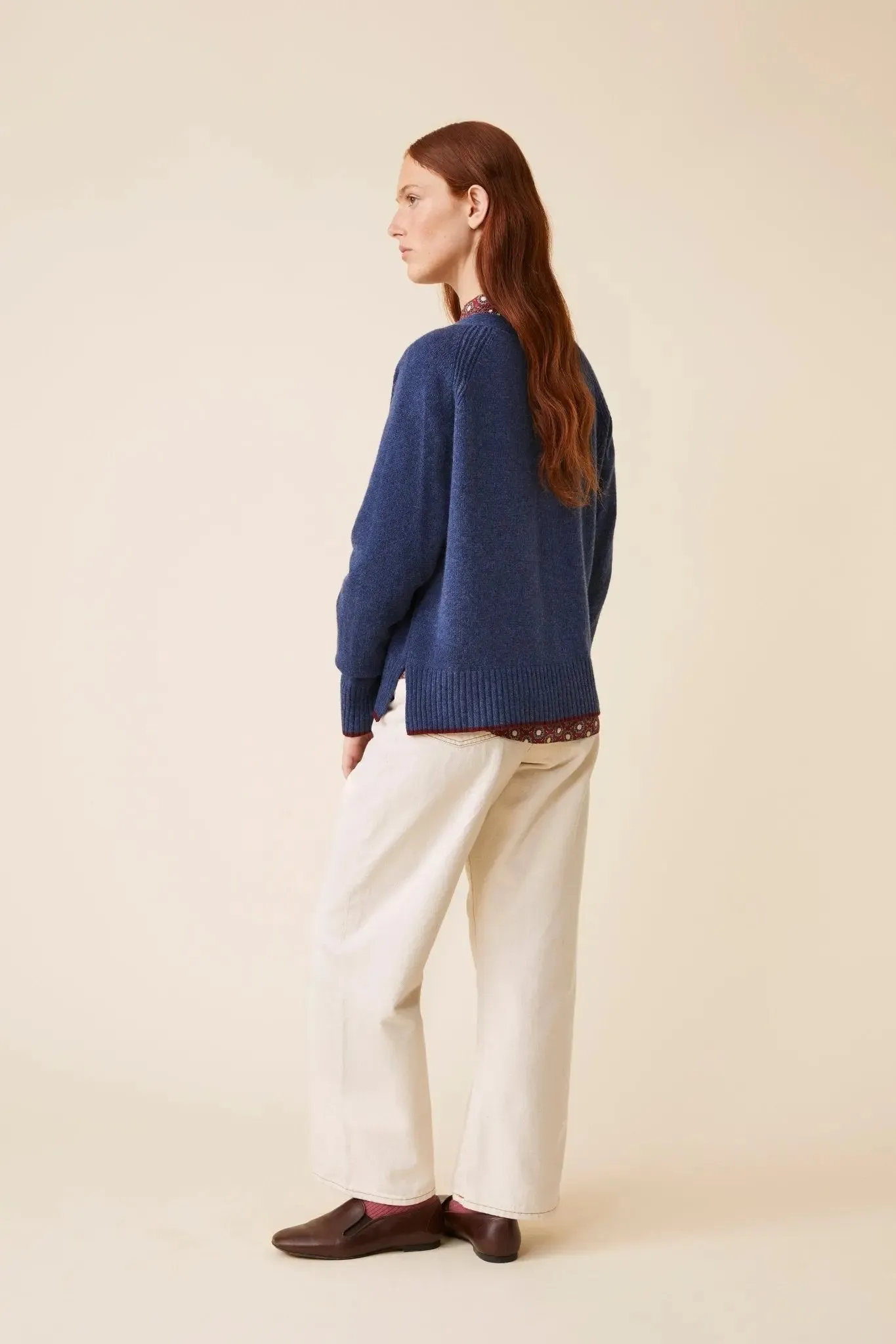 Cardigan Louison N°202 Denim Blue sold by Moismont product image thumbnail 3