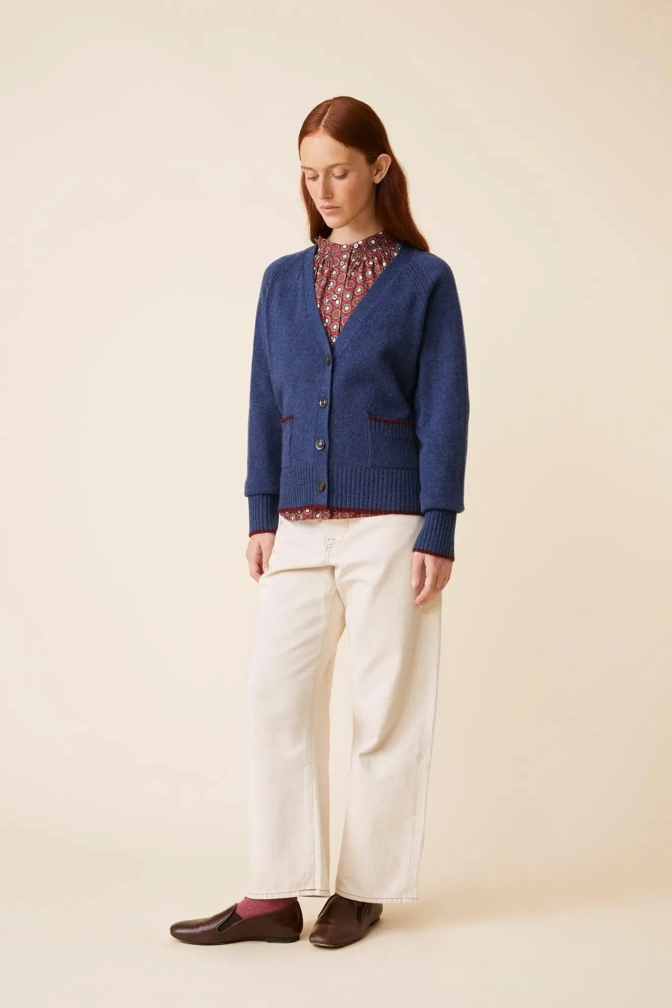 Cardigan Louison N°202 Denim Blue sold by Moismont product image thumbnail 2