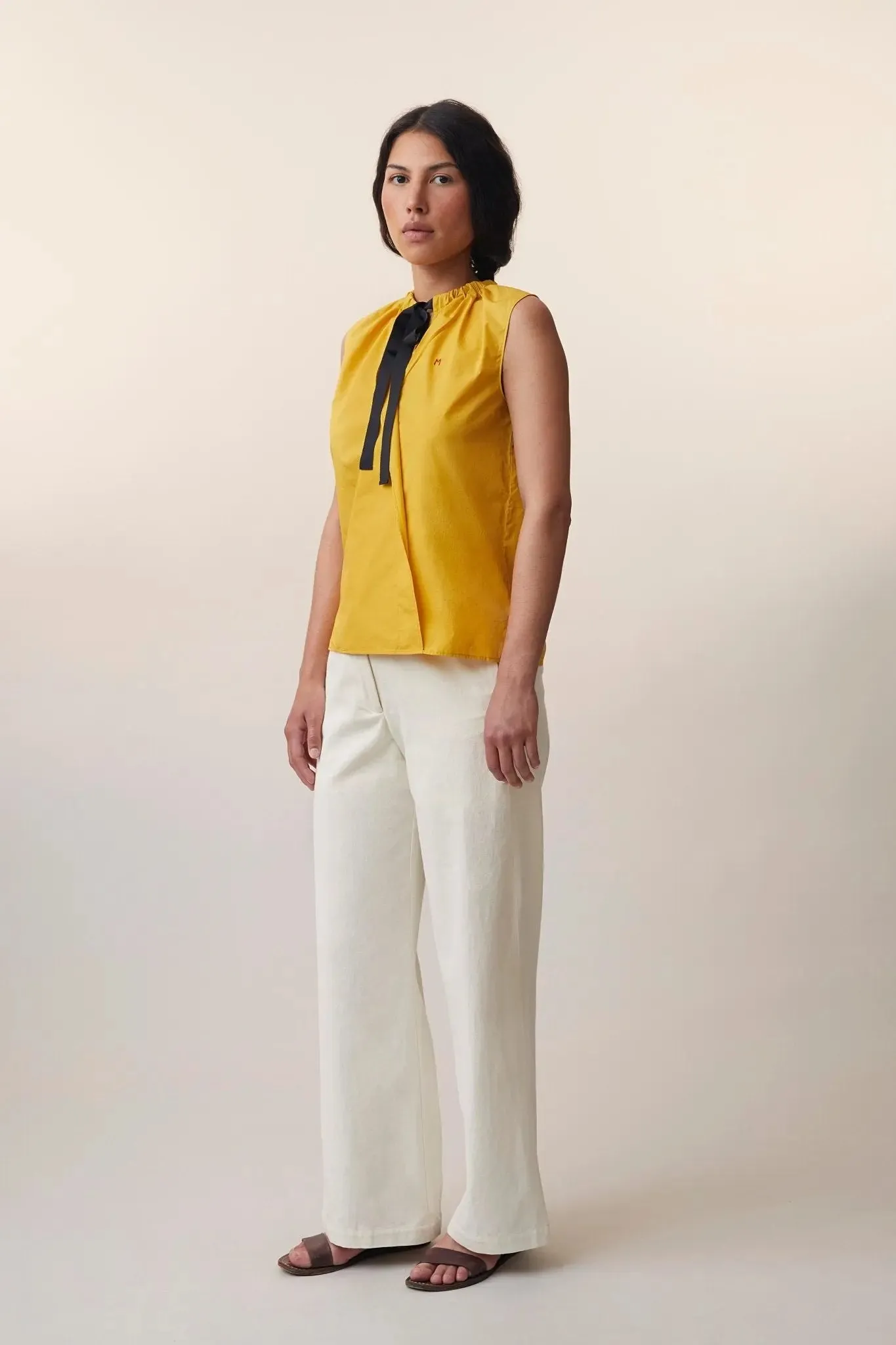 Chemise Julie N°774 Poplin Holi Yellow sold by Moismont product image thumbnail 2