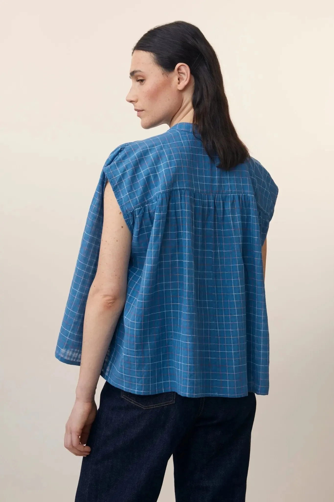 Chemise Max N°775 Griotte Blue Worker sold by Moismont product image thumbnail 4